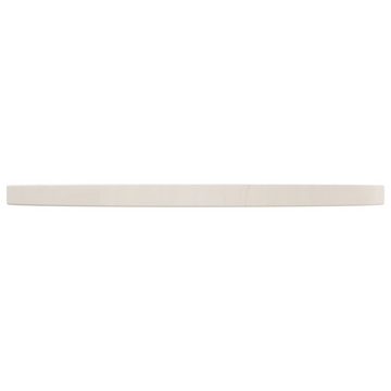 furnicato Tischplatte Weiß Ø50x2,5 cm Massivholz Kiefer