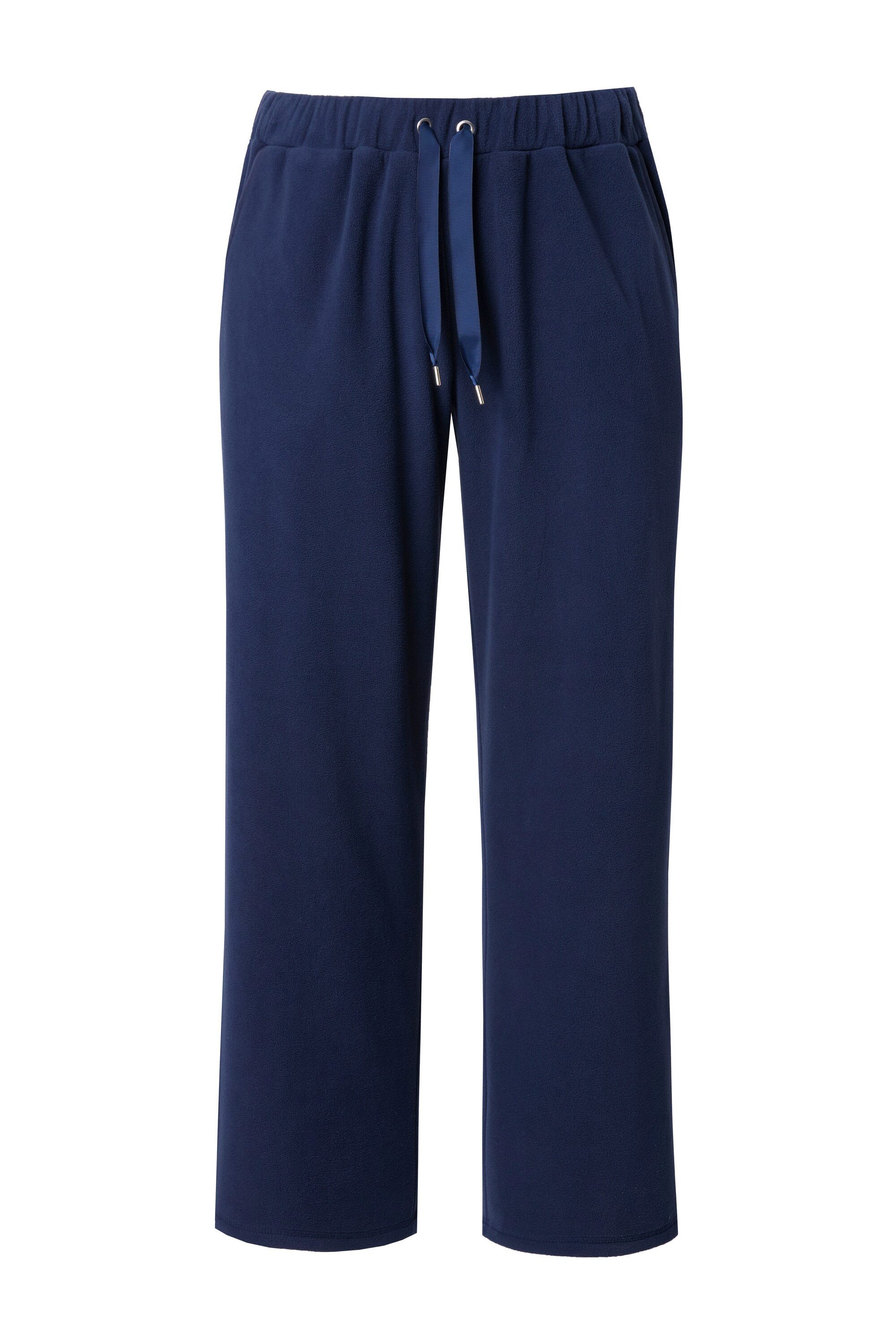 Ulla Popken Homewearhose Loungwear-Hose Fleece Elastikbund recycelt günstig online kaufen