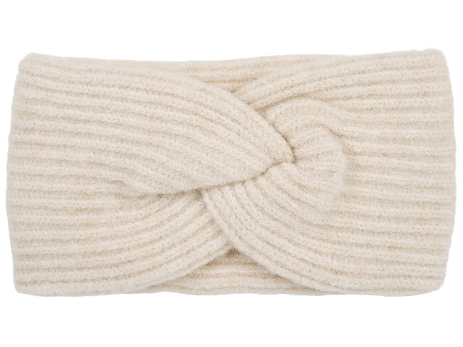 styleBREAKER Stirnband Strick Stirnband Rippenmuster Twist Knoten (1-St)
