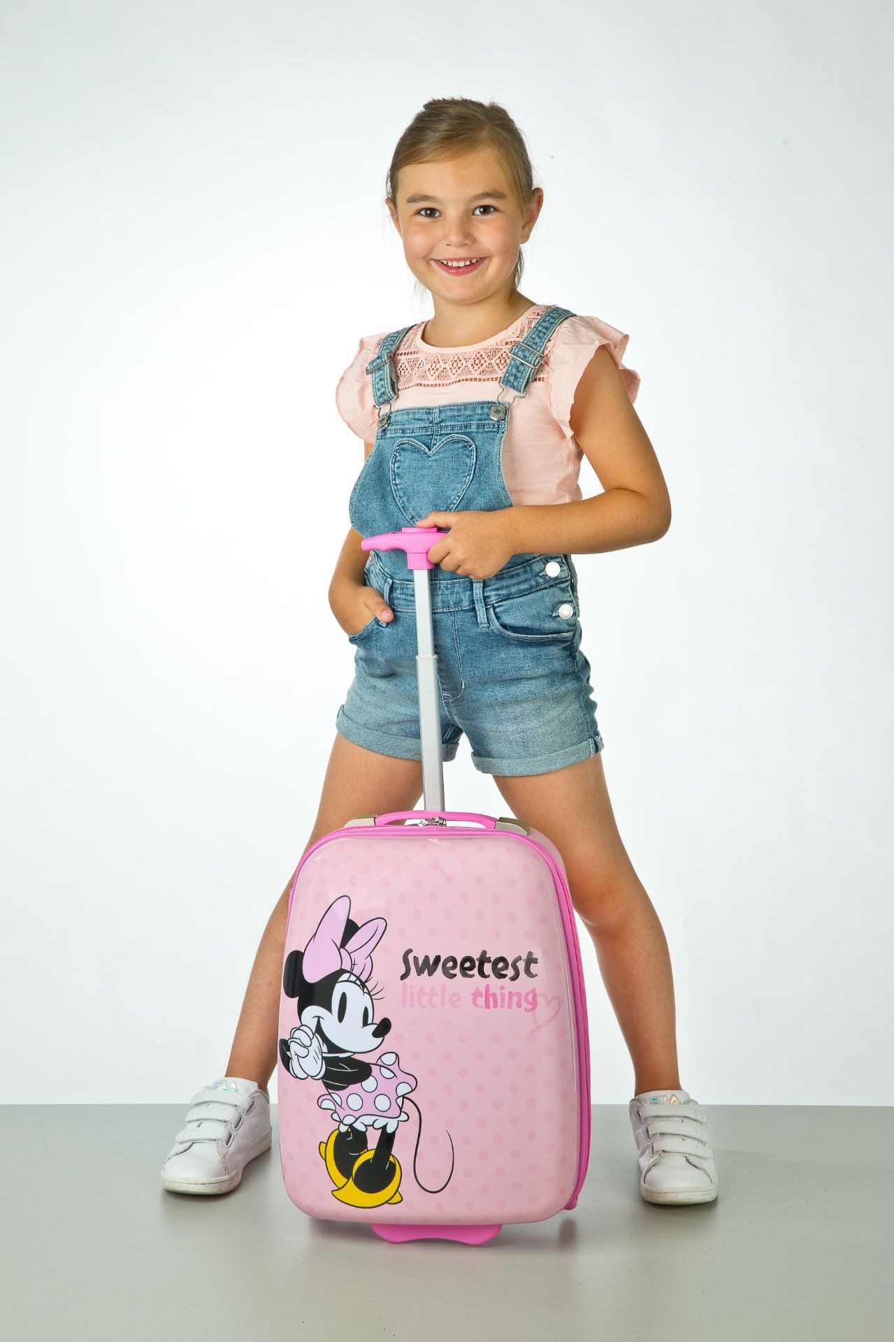 Disney Minnie Mouse Kinderkoffer perfekter Reisekoffer für kleine Abenteurer Rosa