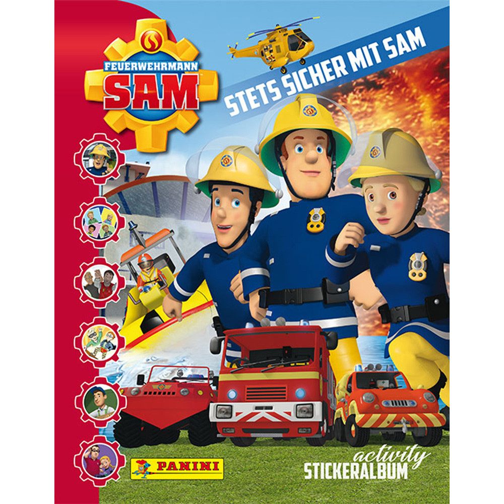 Panini Забронировать адвент-календарь Feuerwehrmann Sam Serie 2 - Stets Sicher mit Sam - 1 Album