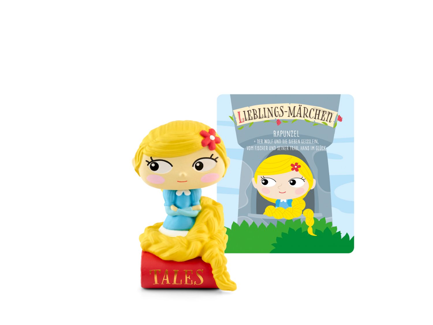 tonies Hörspielfigur Rapunzel, (für die Toniebox, 1-St., Magnethaftend & handbemalt), Hören, Spielen & Sammeln
