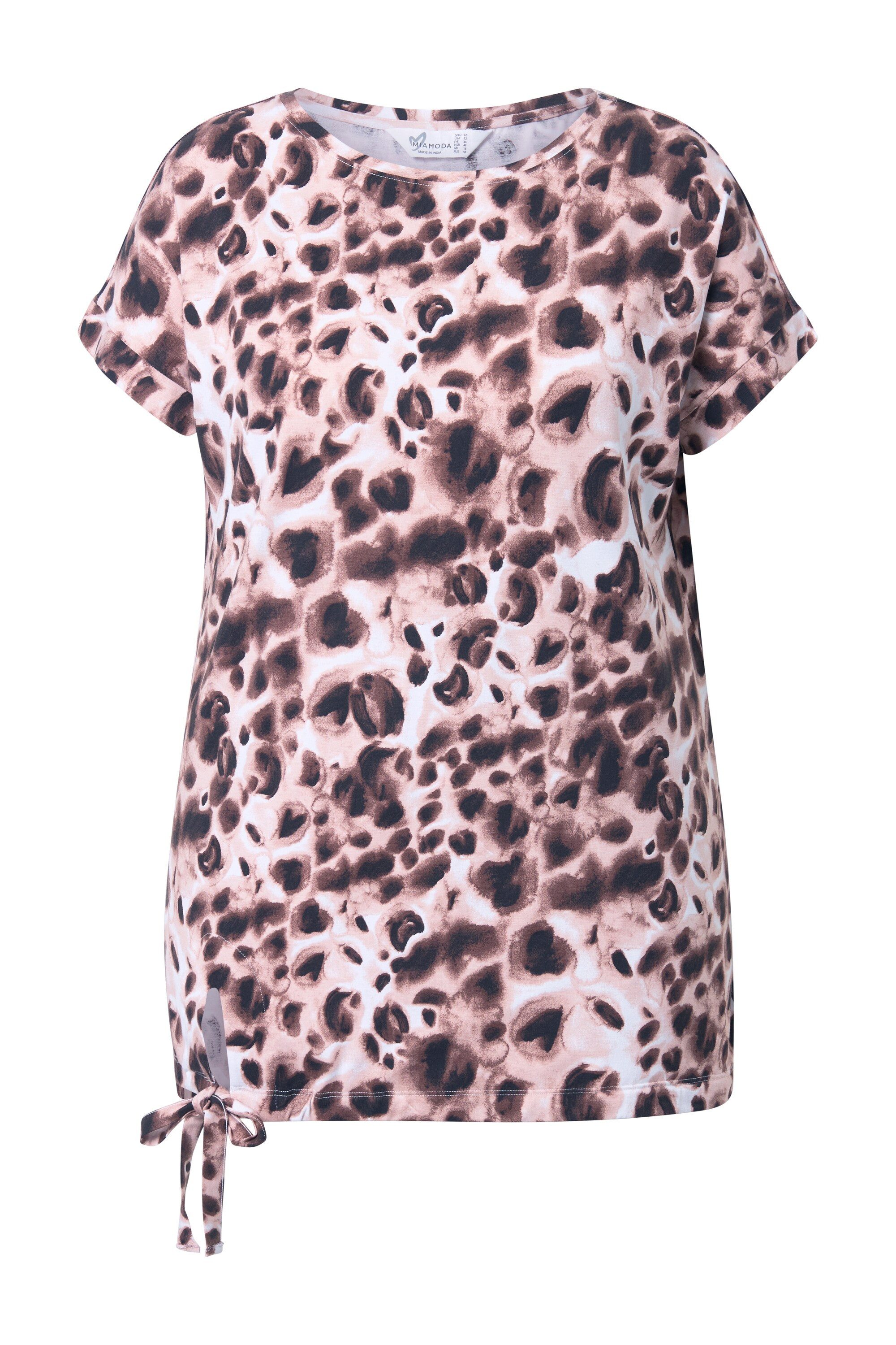 MIAMODA T-Shirt T-Shirt Komfort Fit Leo-Muster günstig online kaufen