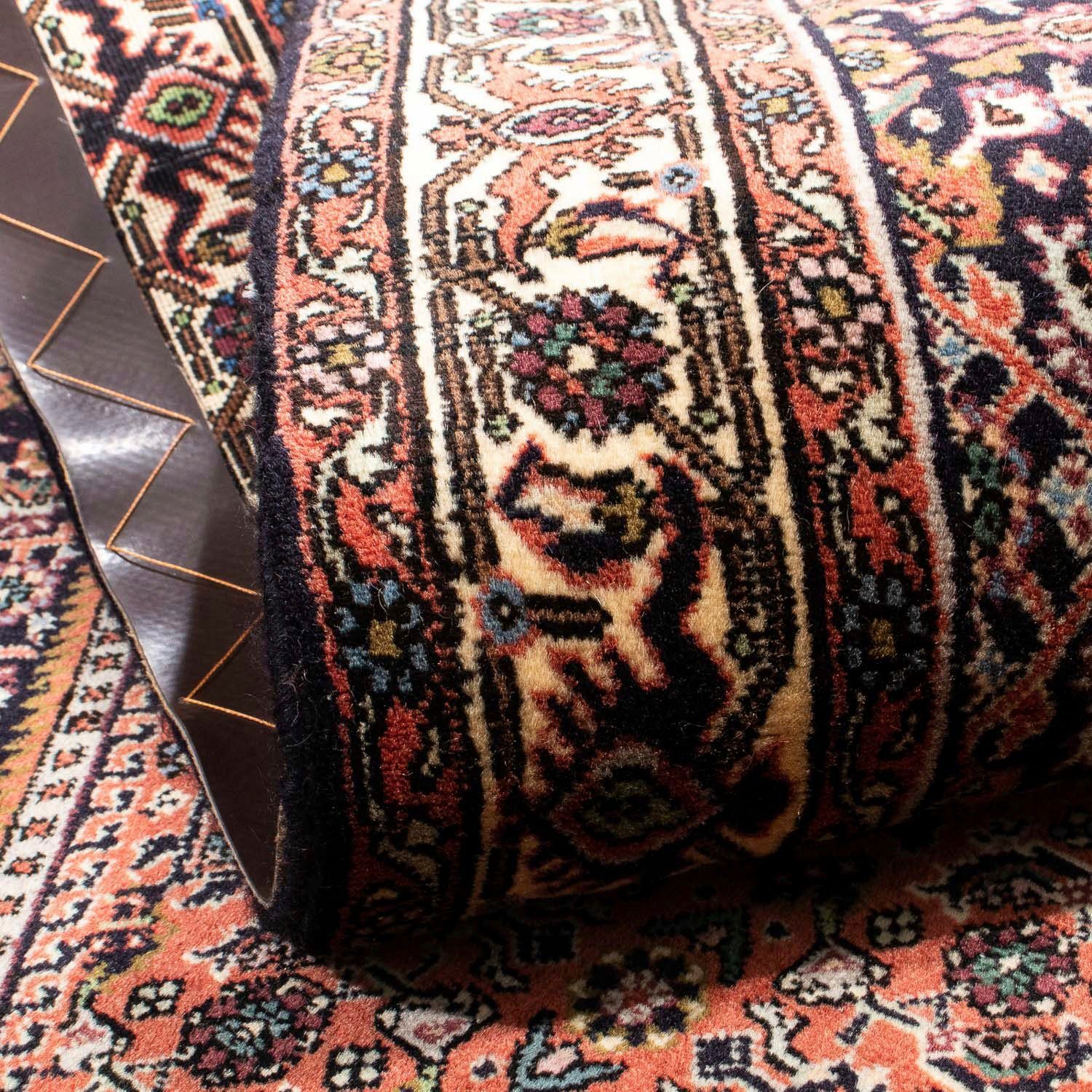 Orientteppich Perser - Bidjar - Handgeknüpft, rechteckig, mit morgenland, mm, x Einzelstück Höhe: 164 cm - 109 Zertifikat Wohnzimmer, hellrot, 15