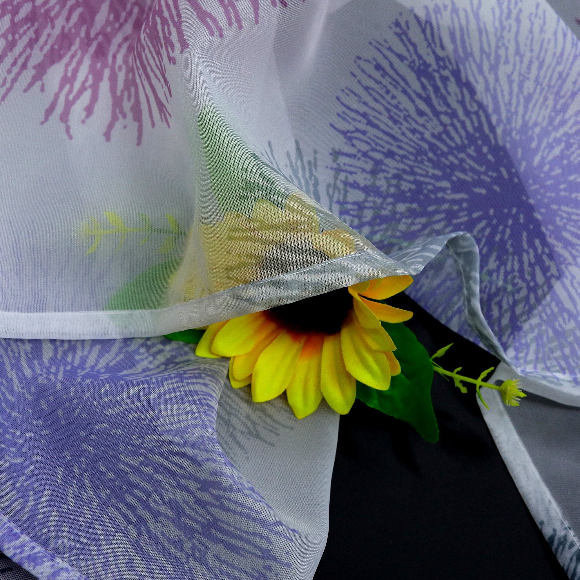 Joyswahl Scheibengardine, Schlaufen, Frischer Stil, mit Feuerwerk