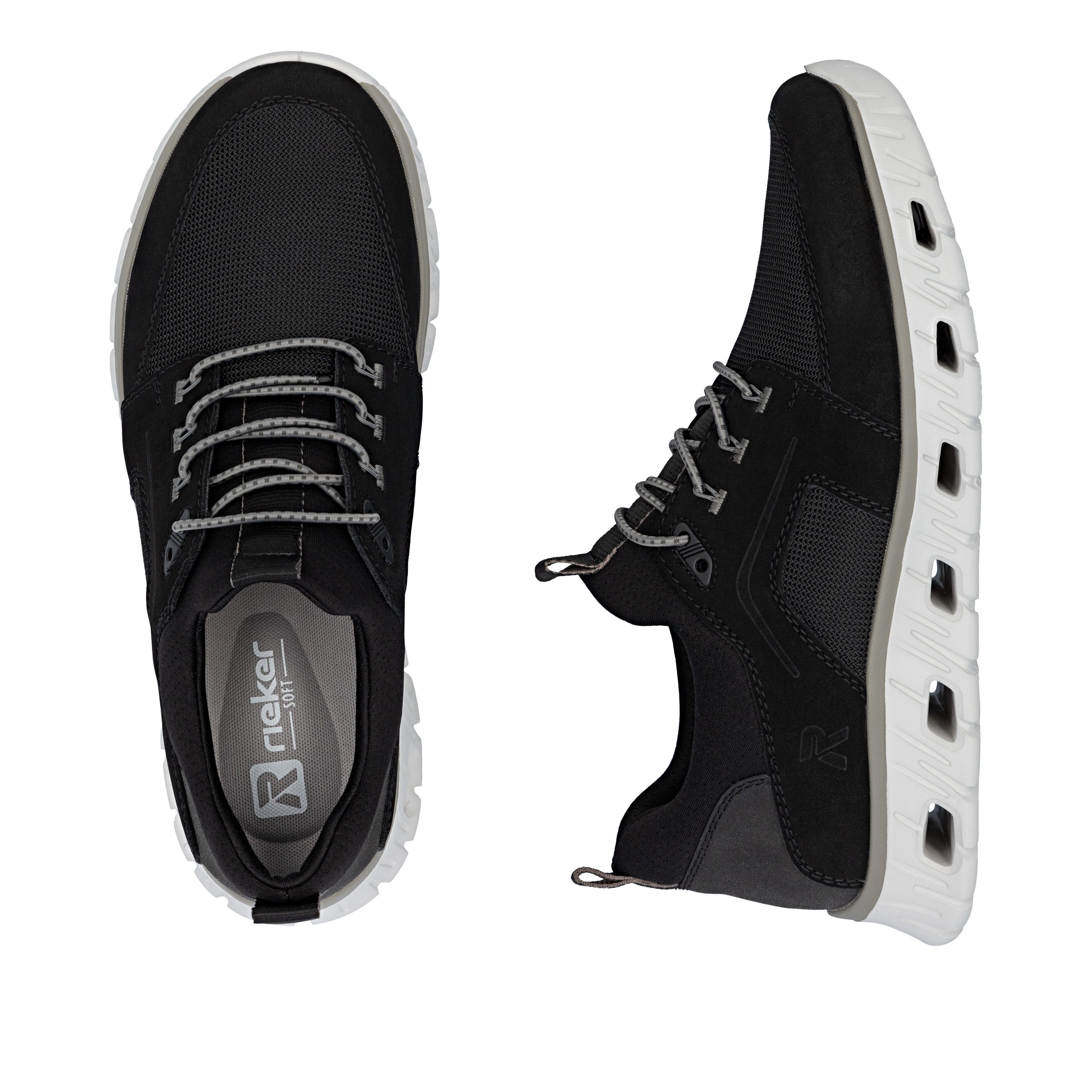 Rieker Sport Slip-On Sneaker Freizeitschuh, Halbschuh, Slipper mit Anziehlaschen