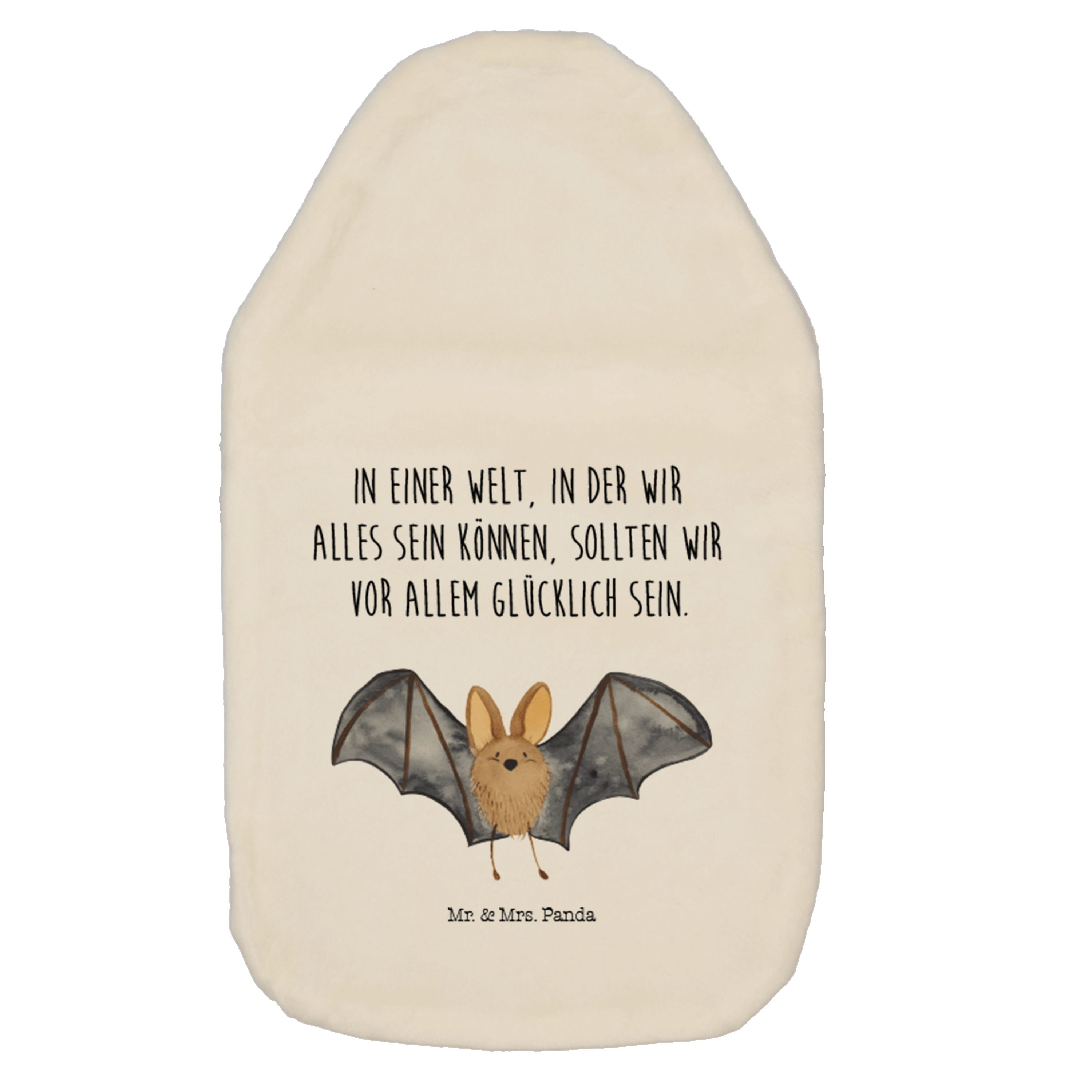 Mr. & Mrs. Panda Wärmflasche »Fledermaus Flügel Weiß Geschenk