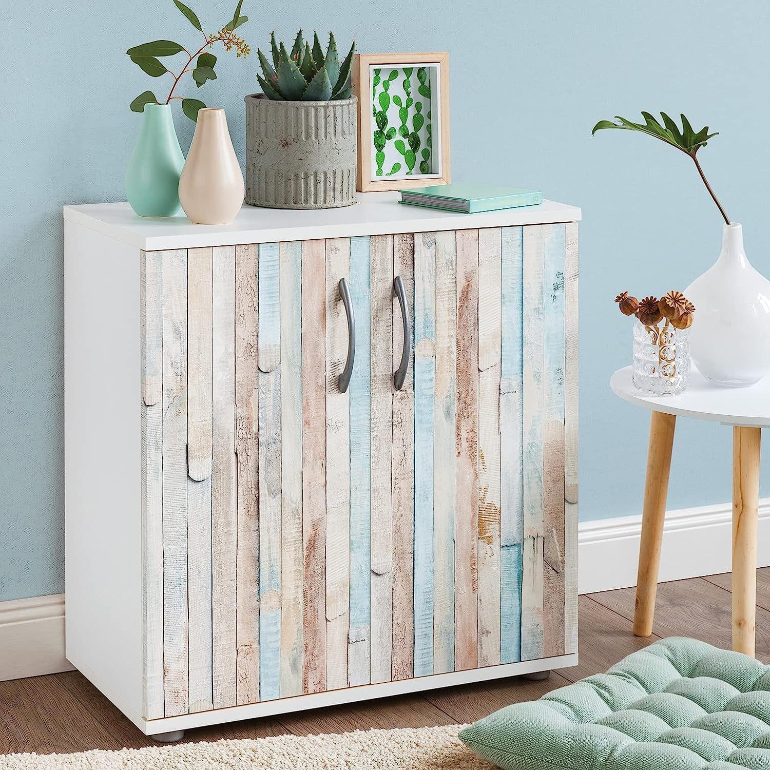 d-c-fix Möbelfolie Rio ocean - selbstklebende Dekofolie Holzoptik Klebefolie Möbel Küche, Designfolie - abwaschbar, zuschneidbar und rückstandslos entfernbar