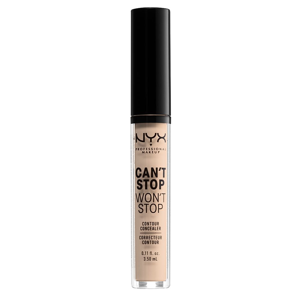 NYX PROFESSIONAL MAKEUP Concealer CANT'T STOP WON'T STOP CONTUR CONCEALER, leichte, verblendbare und matte Formulierung