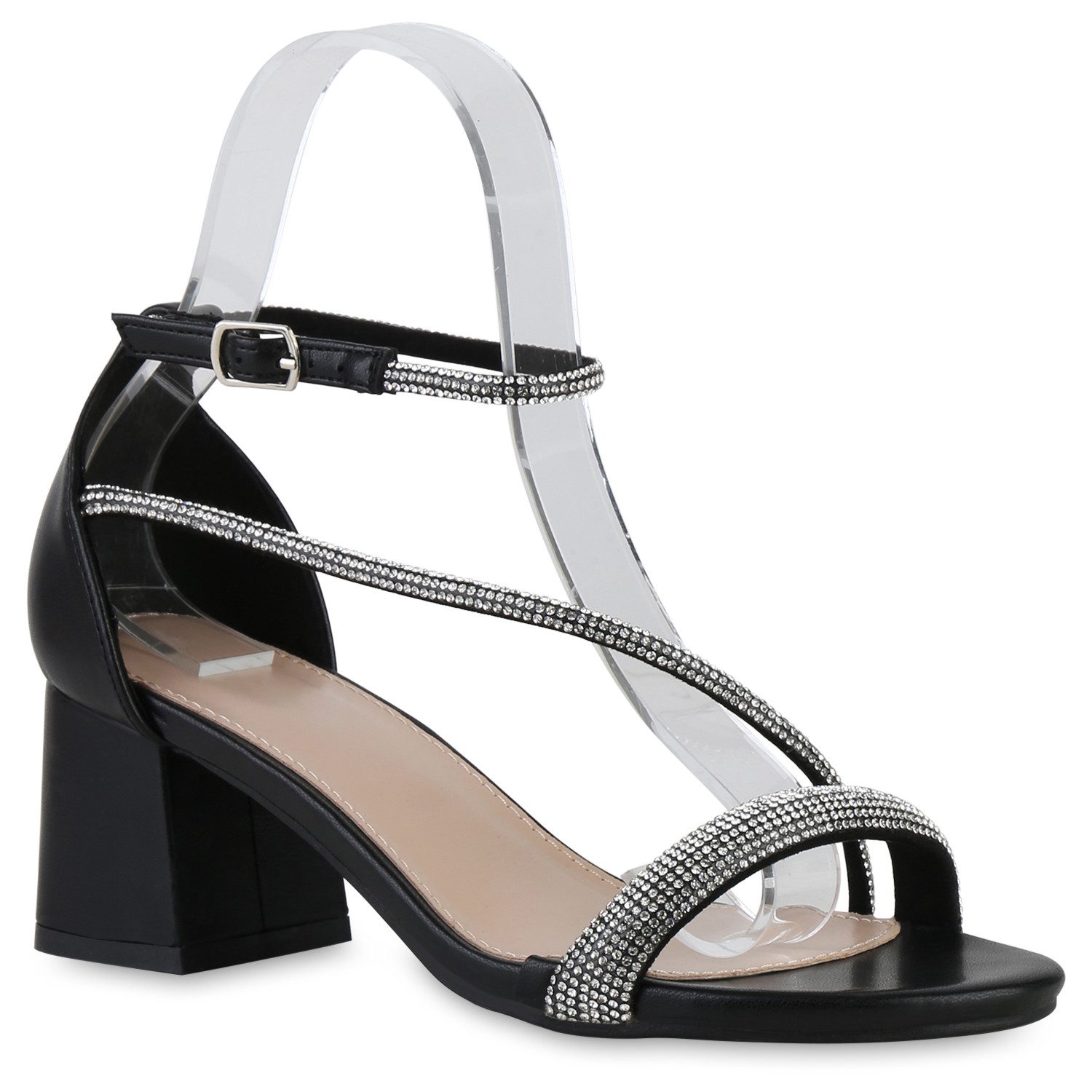 VAN HILL 840890 Riemchensandalette Schuhe