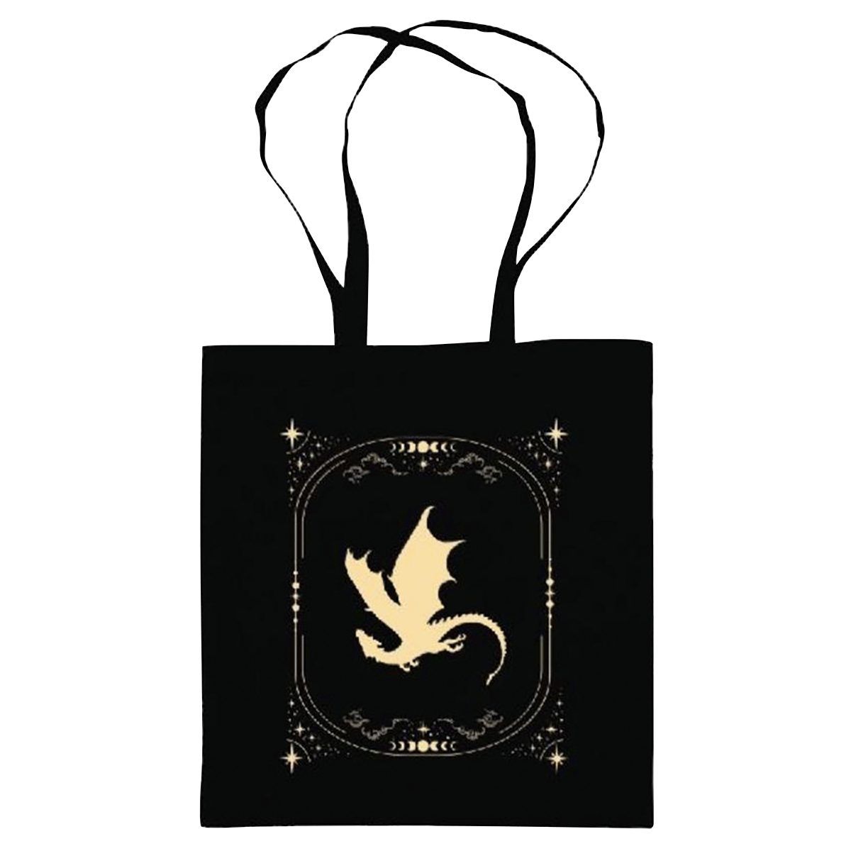 Anaconda Abendtasche Umhängetasche Drachen: Stofftasche, Jutebeutel mit buntem Farbaufdr