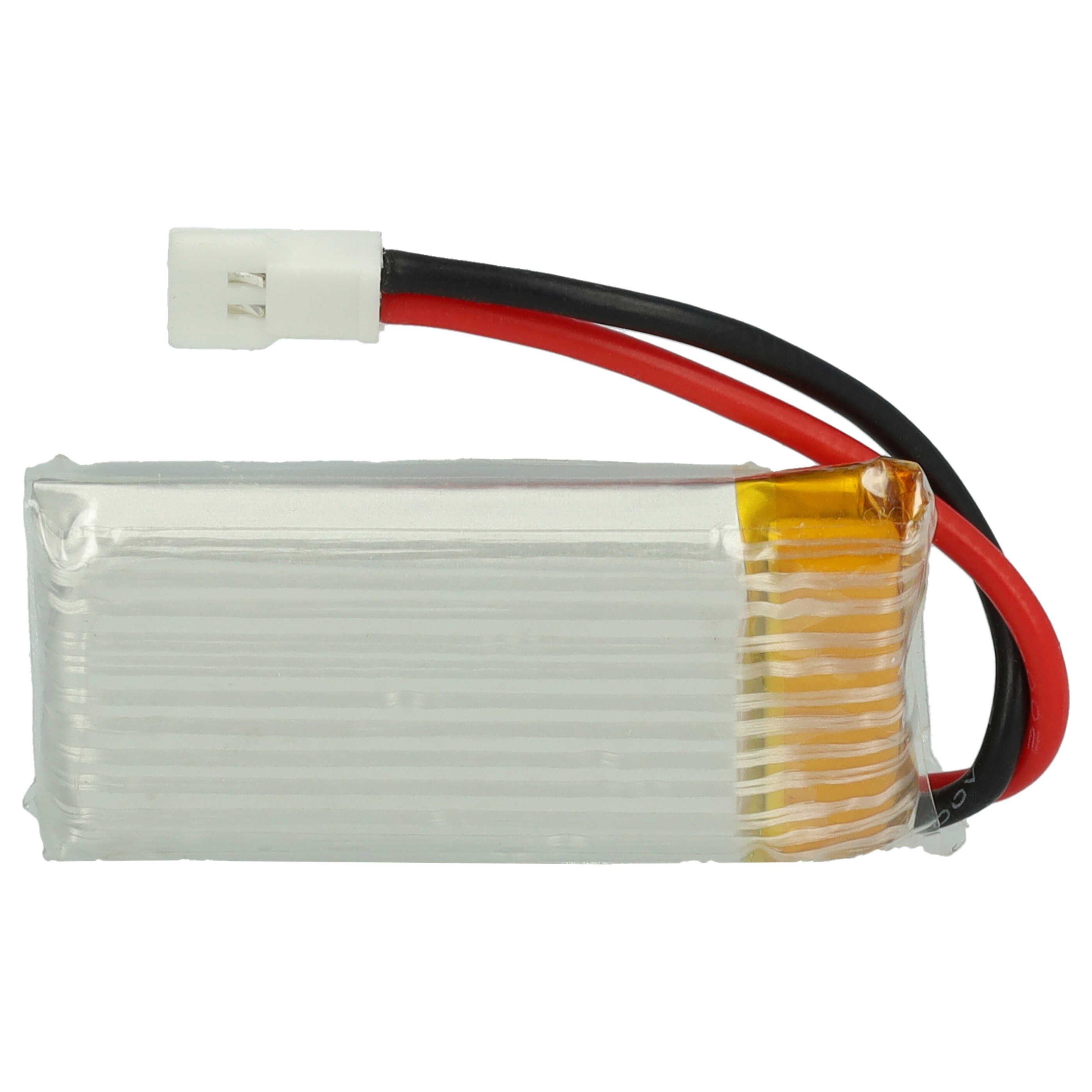 vhbw Akku für Modellbau RC / Modellbau / Modellbau Drohne (390 mAh, 3,7 V, Drohnen-Akku Akku Li-Polymer 390 mAh (3,7 V, 1 St), Leistungsfähiger Austausch-Akku für Drohne, Wiederaufladbar, Jede