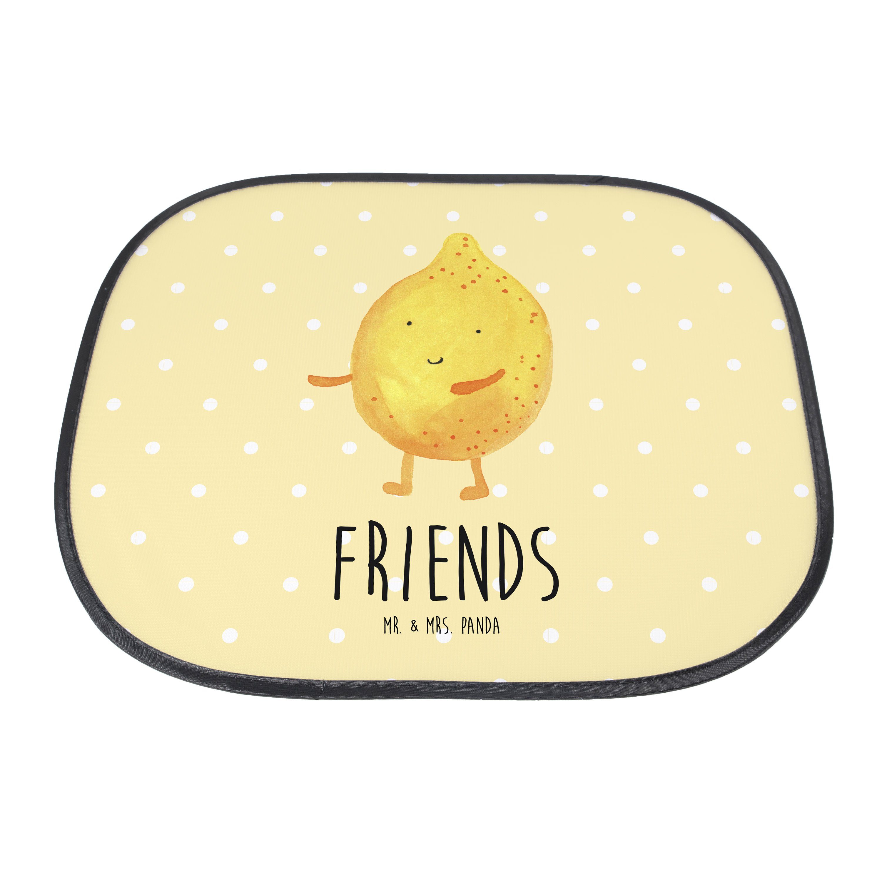 Sonnenschutz BestFriends-Lemon - Mr. Pastell Seidenmatt - Kind, & Sonne, Sonnenschutz Mrs. Panda, Geschenk, Gelb