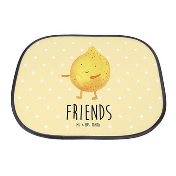 Sonnenschutz Beste Freunde Zitrone - Gelb Pastell - Geschenk, Sonne, Sonnenschutz, Mr. & Mrs. Panda, Seidenmatt, Faltbar & Praktisch