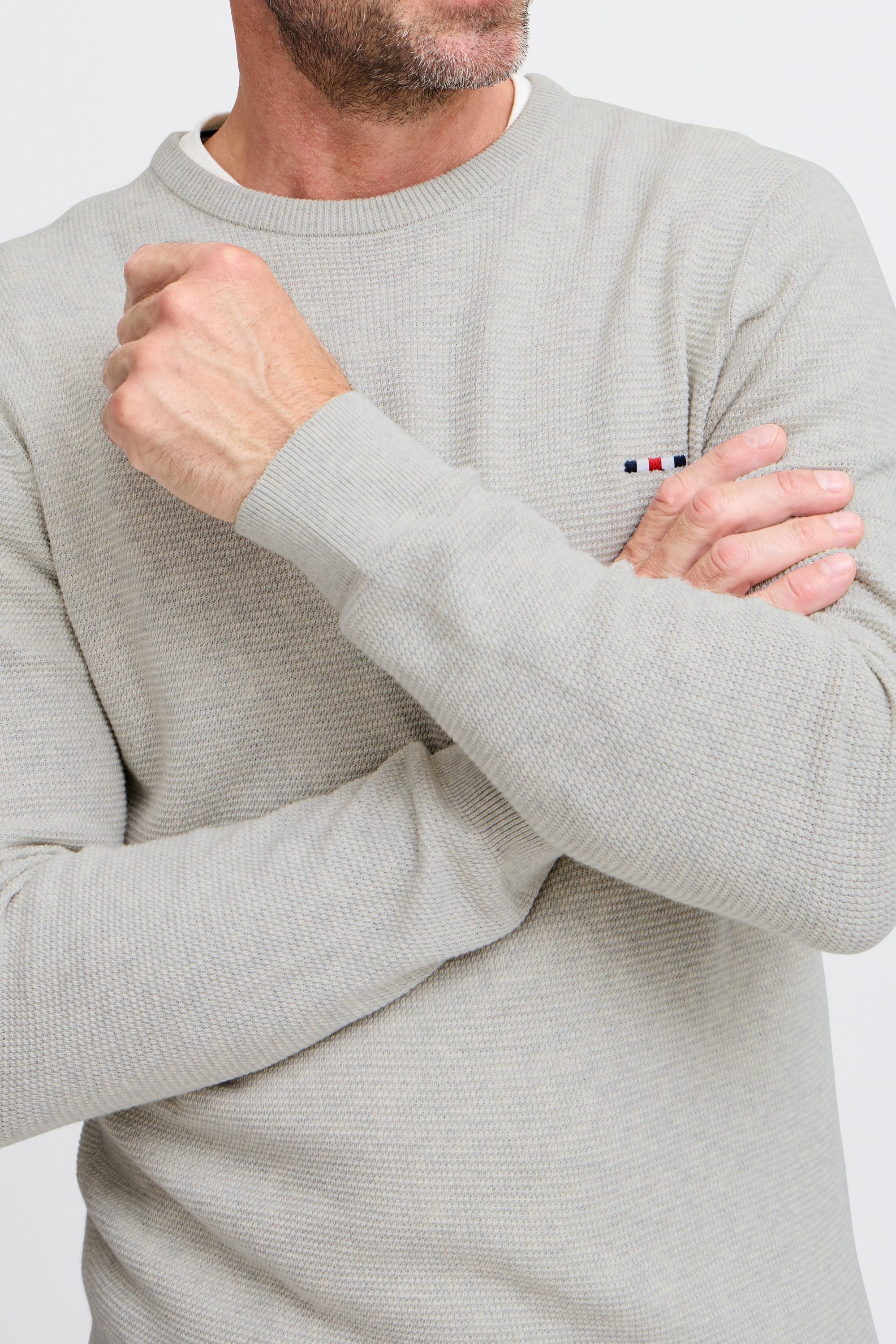 FQ1924 Strickpullover FQKYLE Modischer Langarmpullover