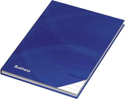 RNK Verlag Gummibänder RNK Verlag Notizbuch "Business blau", DIN A4, liniert