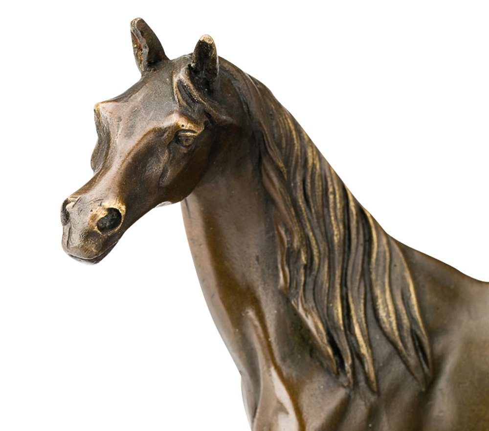 Skulptur Pferd Bronze Skulptur Aubaho Araber Antik-St Figur Bronzeskulptur Bronzefigur