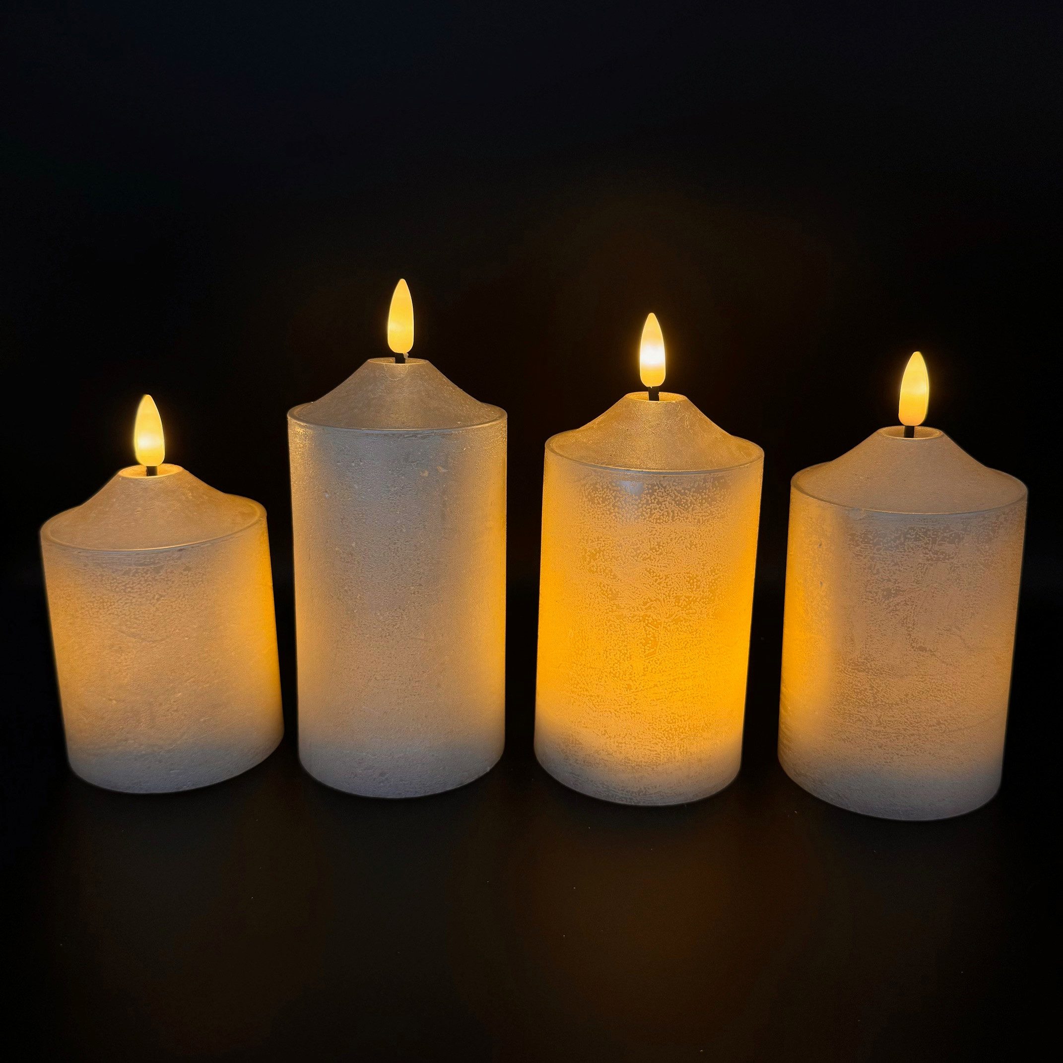 Online-Fuchs LED-Kerze 4 er Set LED-Spitzkerzen mit Fernbedienung und Timer günstig online kaufen