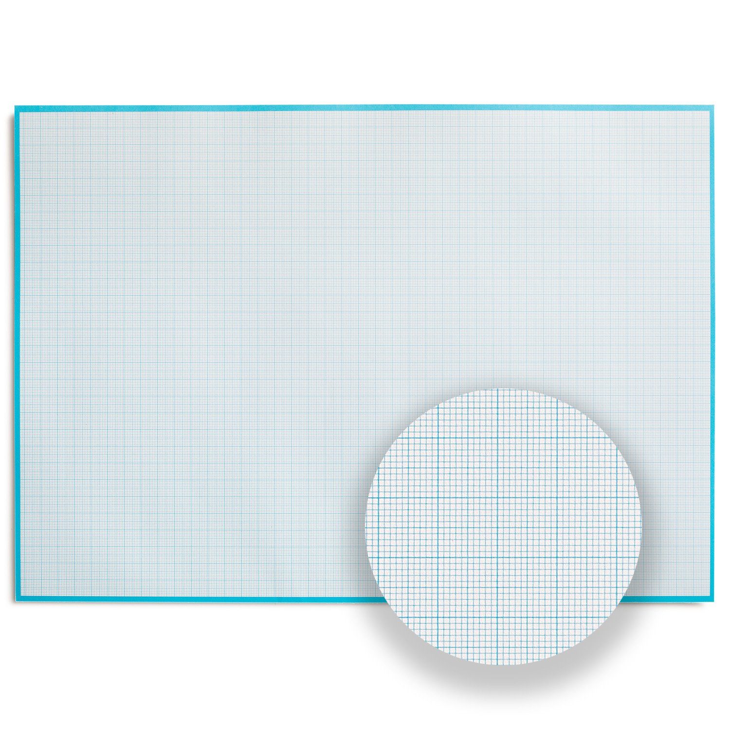 younikat Schreibtischunterlage younikat Schreibtischunterlage Millimeterpapier-Block und Kariert