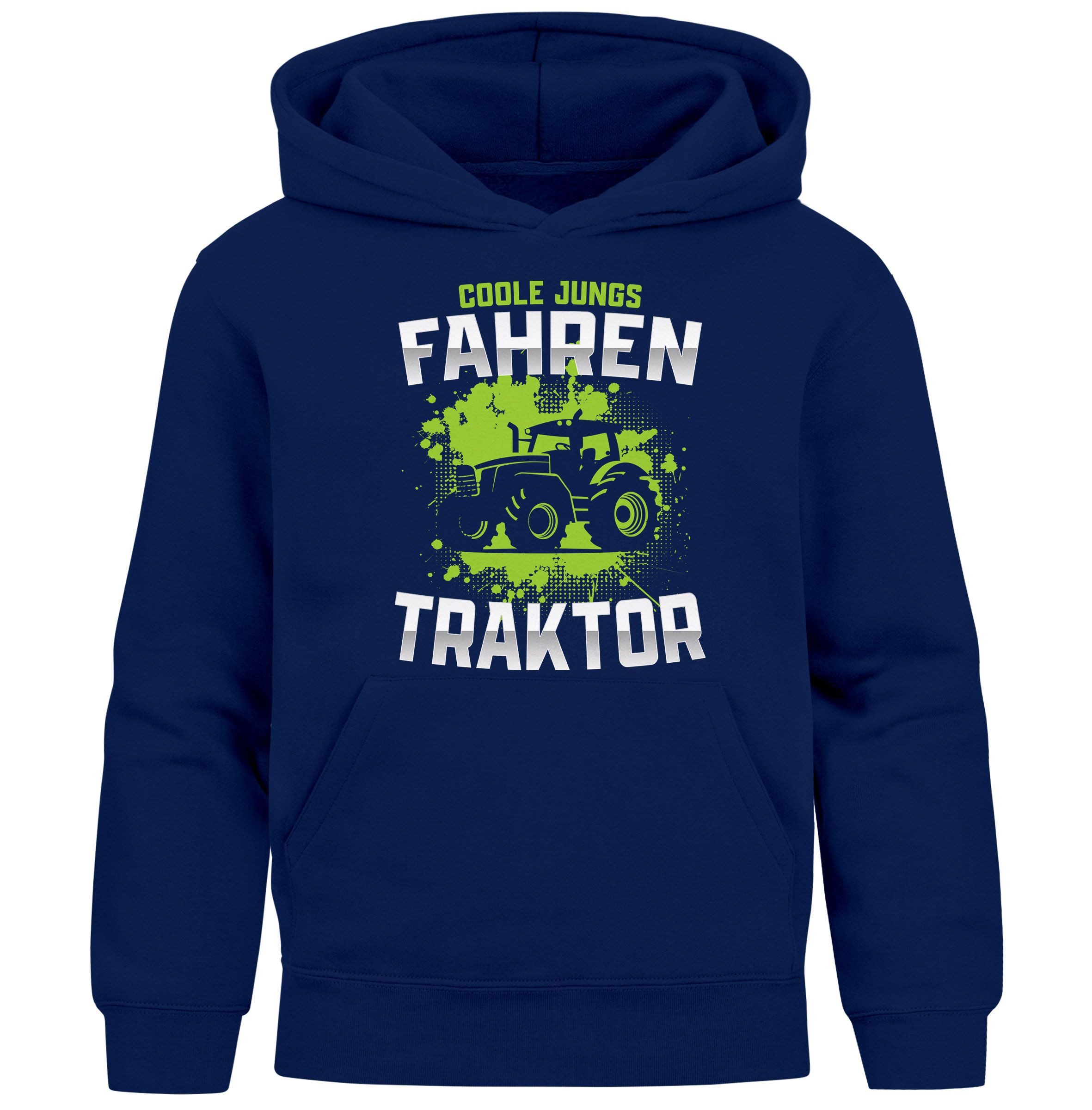 MoonWorks Hoodie Kinder Hoodie mot Print Aufdruck Traktor Jungen Motiv Spruch lustig