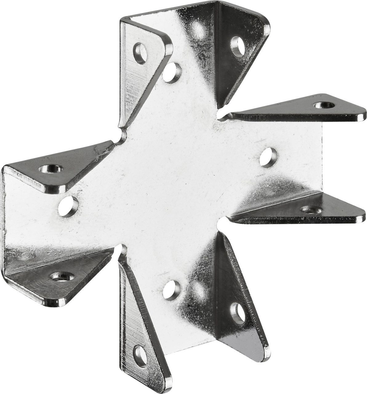 Hettich Winkelbeschlag Hettich Korpusverbinder X Stahl 68 x 68 x 15 mm