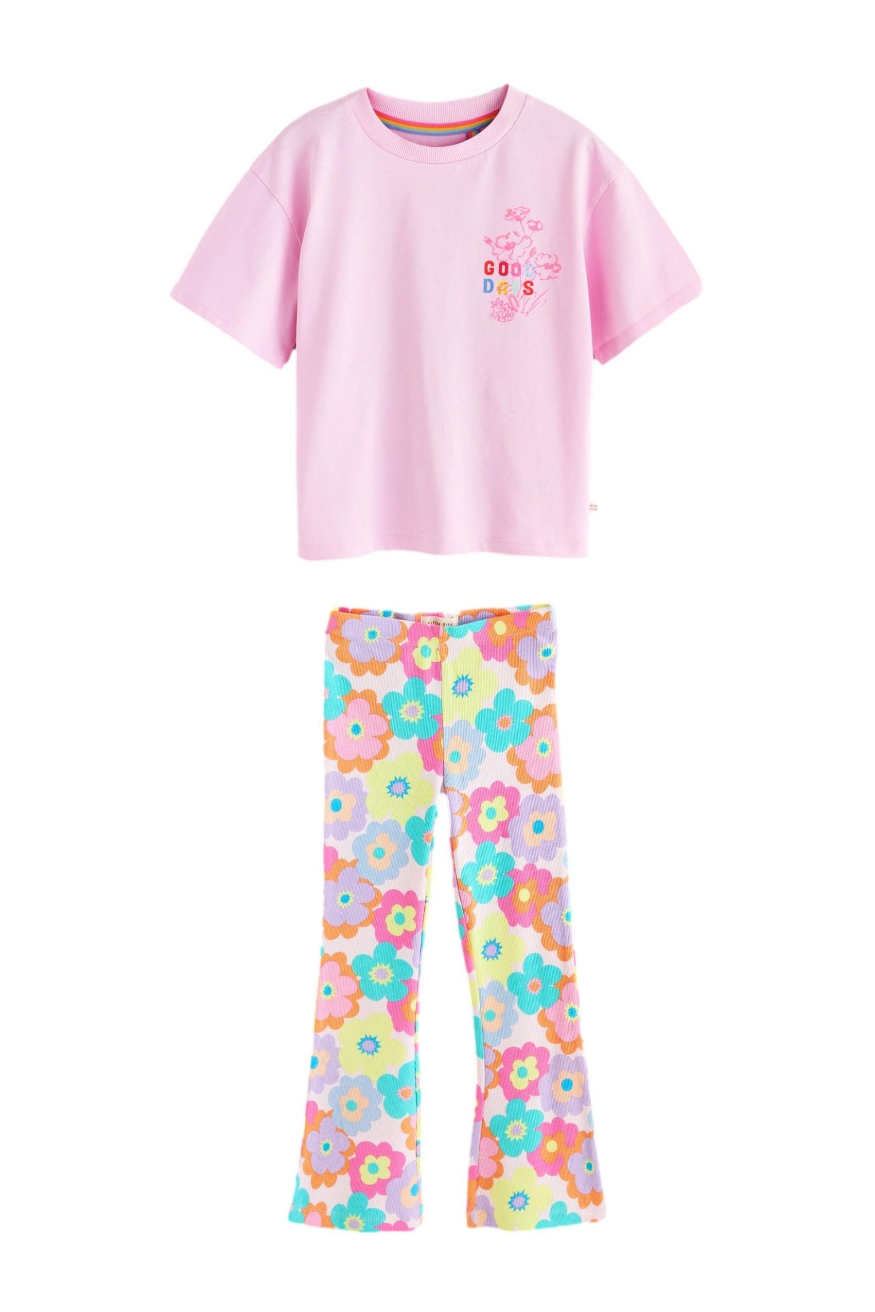 Little Bird by Jools Oliver Shirt & Leggings Little Bird By Jools Oliver T-Shirt + Schlaghose (2-tlg)