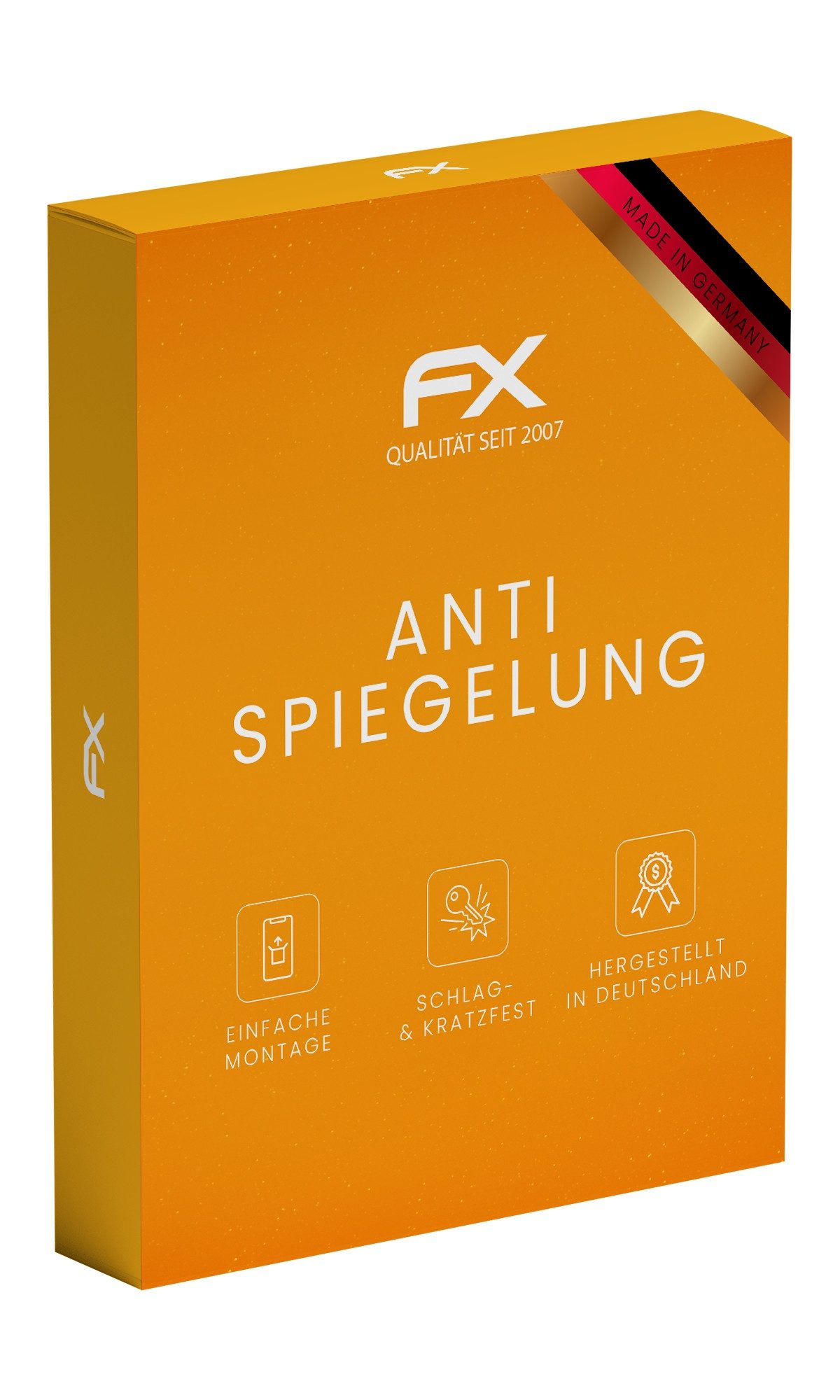 atFoliX Schutzfolie für Aligator T750, (2 Folien), Entspiegelnd und stoßdämpfend