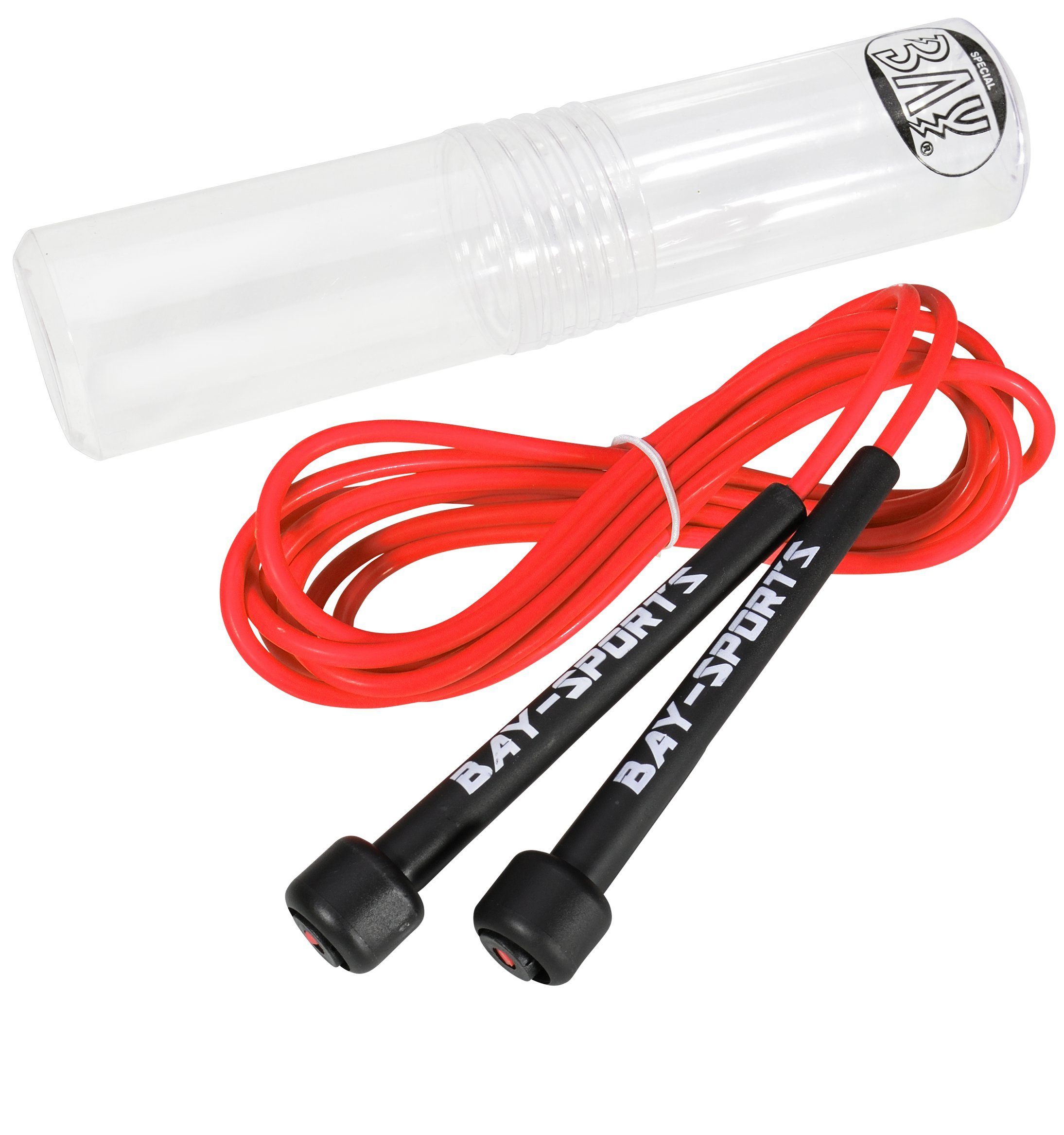 Springseil High Speed Nylon Sprungseil rot Hüpfseil Skipping Rope Adult