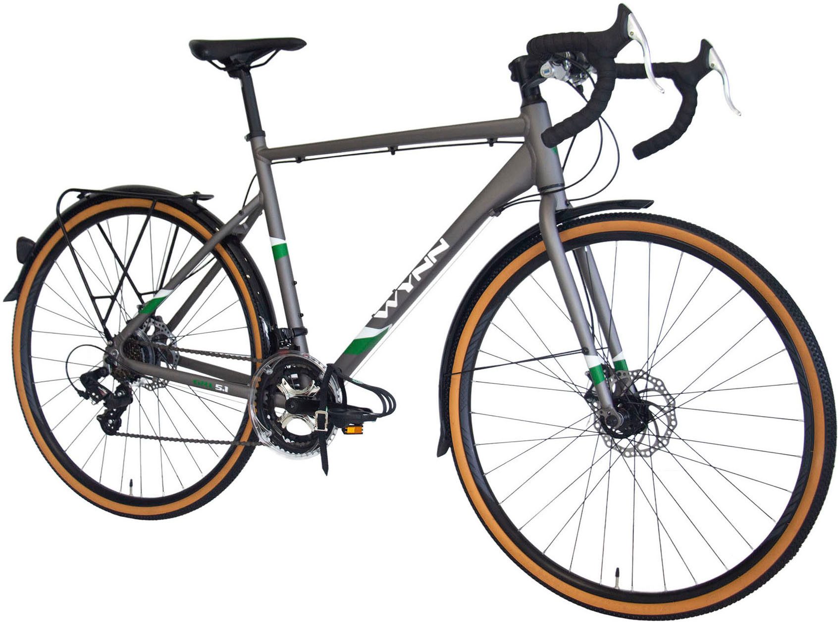 WYNN Gravelbike GRL5.1, 14 Gang Shimano Tourney Schaltwerk, Kettenschaltung – Bild 2 von 5