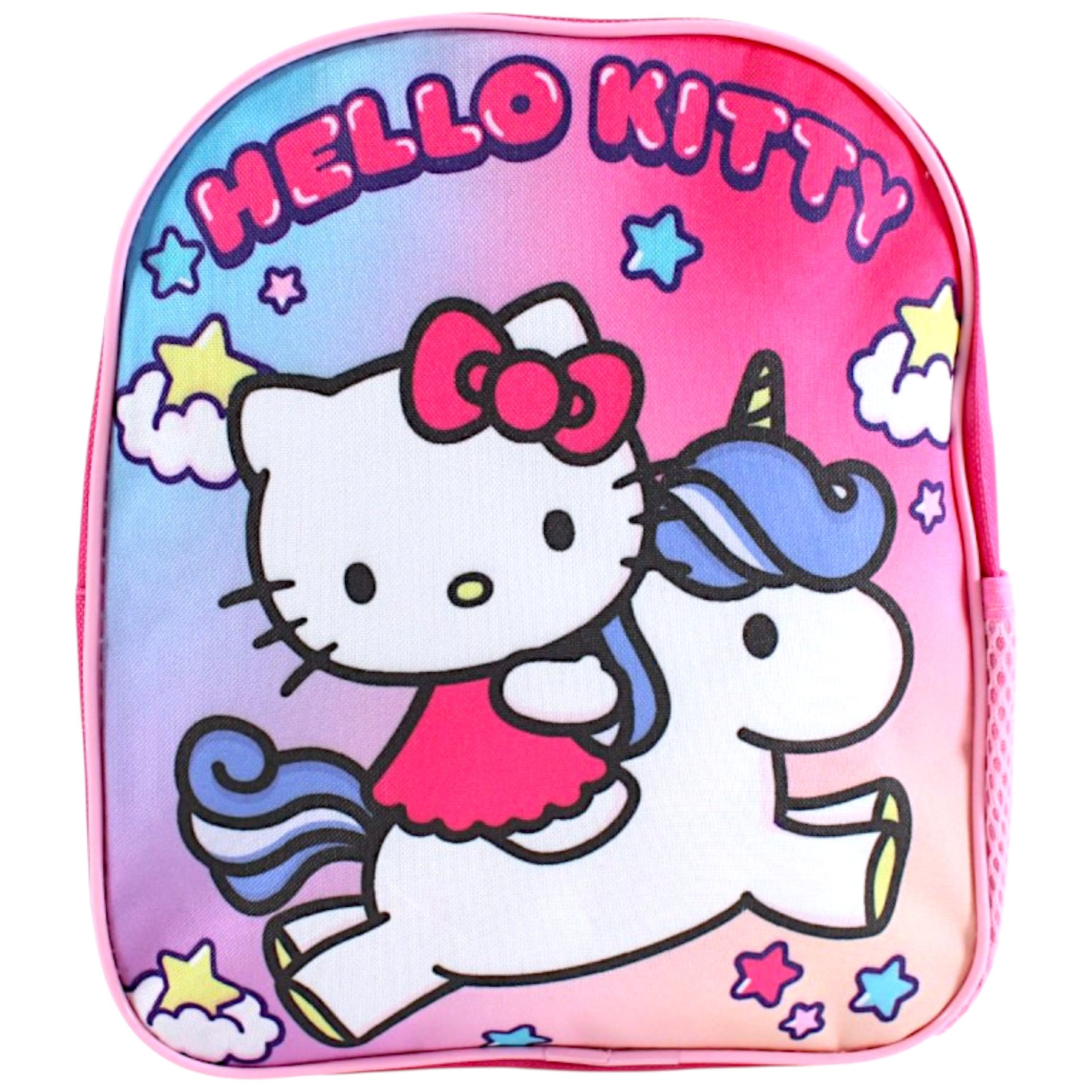 Hello Kitty Kindergartentasche Hello Kitty & Einhorn, Kinder-Rucksack 25x22x10 cm