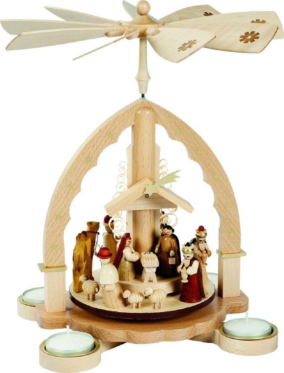 Weihnachtspyramide Richard Glässer Pyramide Christi Geburt