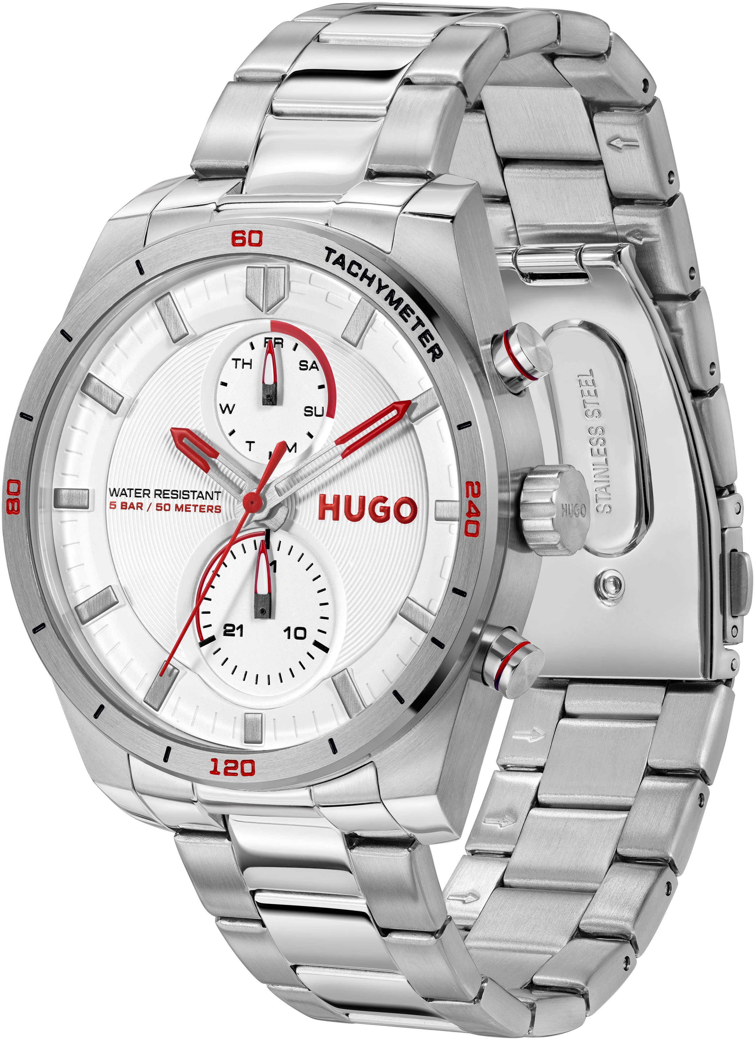 HUGO Multifunktionsuhr #FAST 1530373, Armbanduhr, Quarzuhr, günstig online kaufen