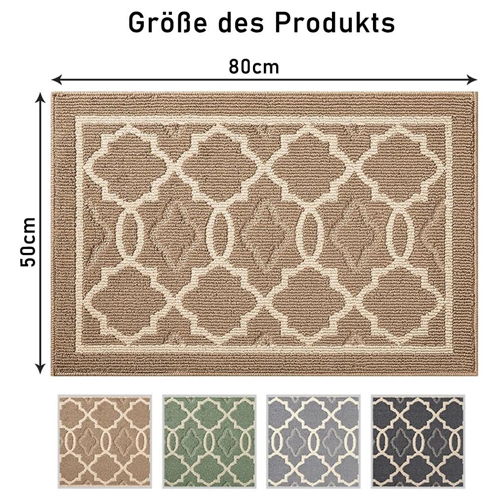 NUODWELL Fußmatte Fußmatte Innen, Waschbar Schmutzfangmatte günstig online kaufen