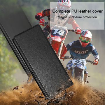 Cadorabo Handyhülle Sony Xperia 5 IV Sony Xperia 5 IV, Klappbare Handy Schutzhülle - Hülle - mit Standfunktion und Kartenfach