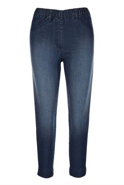 MIAMODA Lederimitathose 7/8-Jeggings Elastikbund