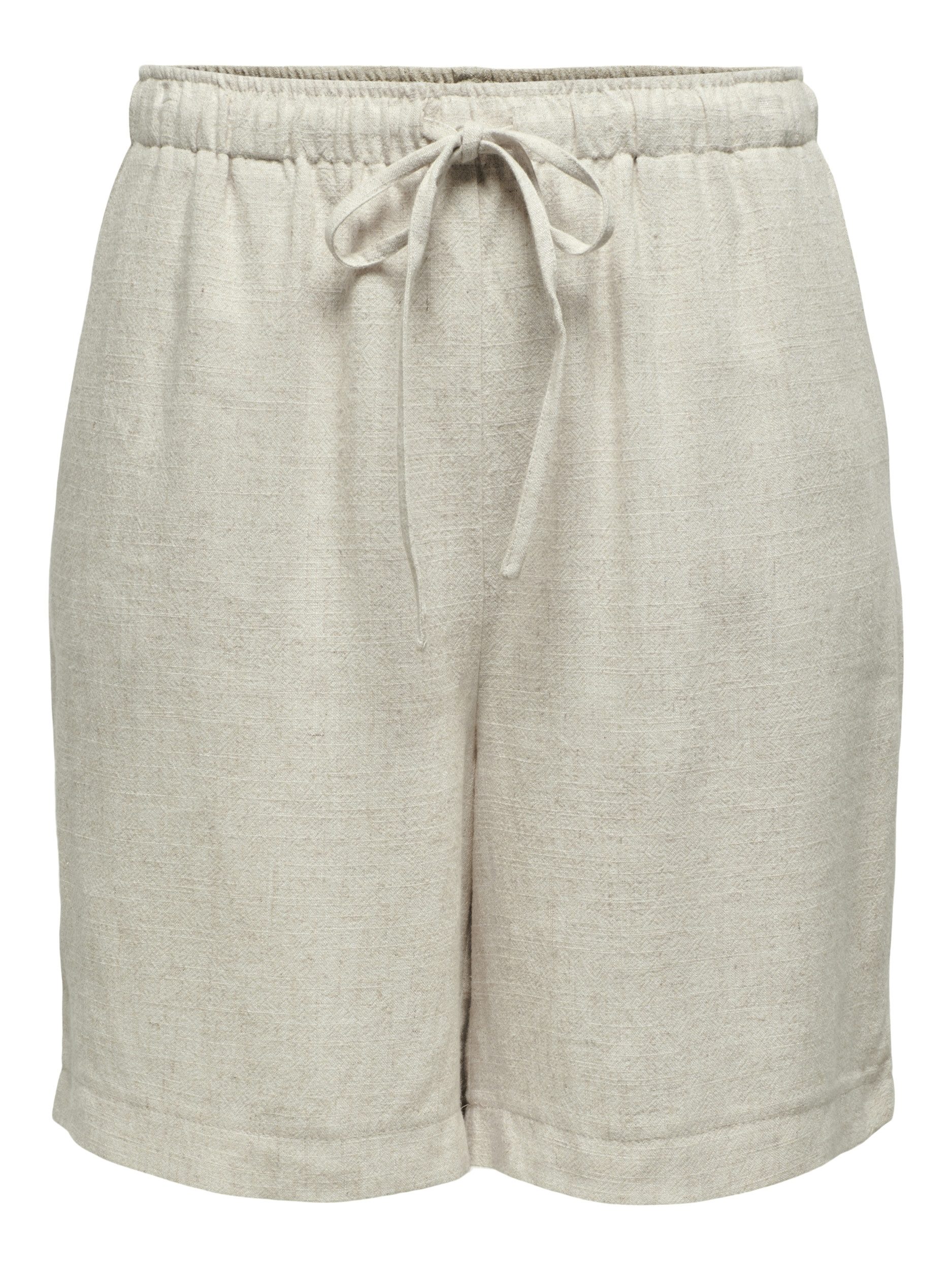 ONLY Stoffhose ONLSIESTA MW PULL-UP LIN BL SHORTS