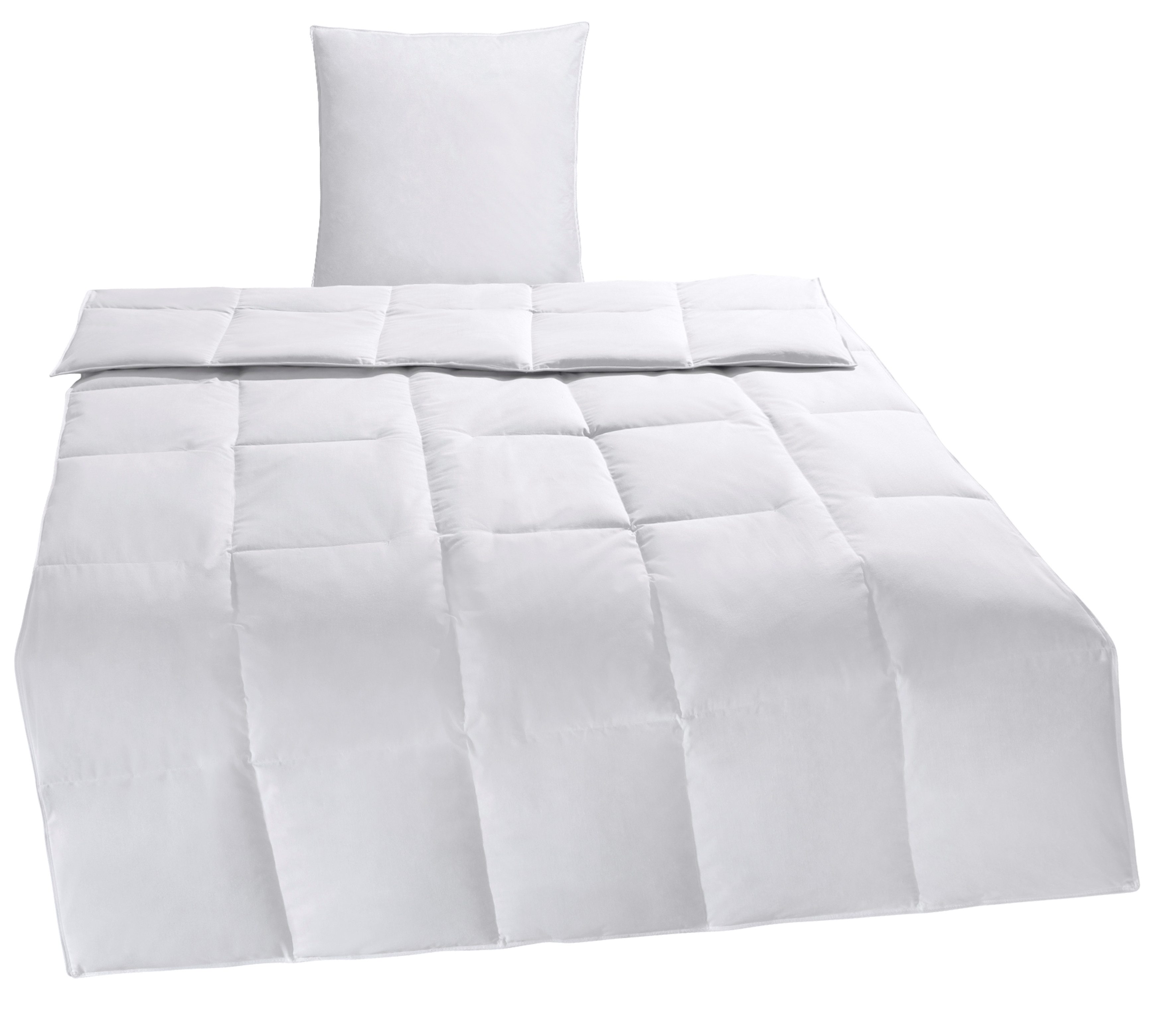 my home Daunenbettdecke + Kopfkissen Cavanelle günstig online kaufen
