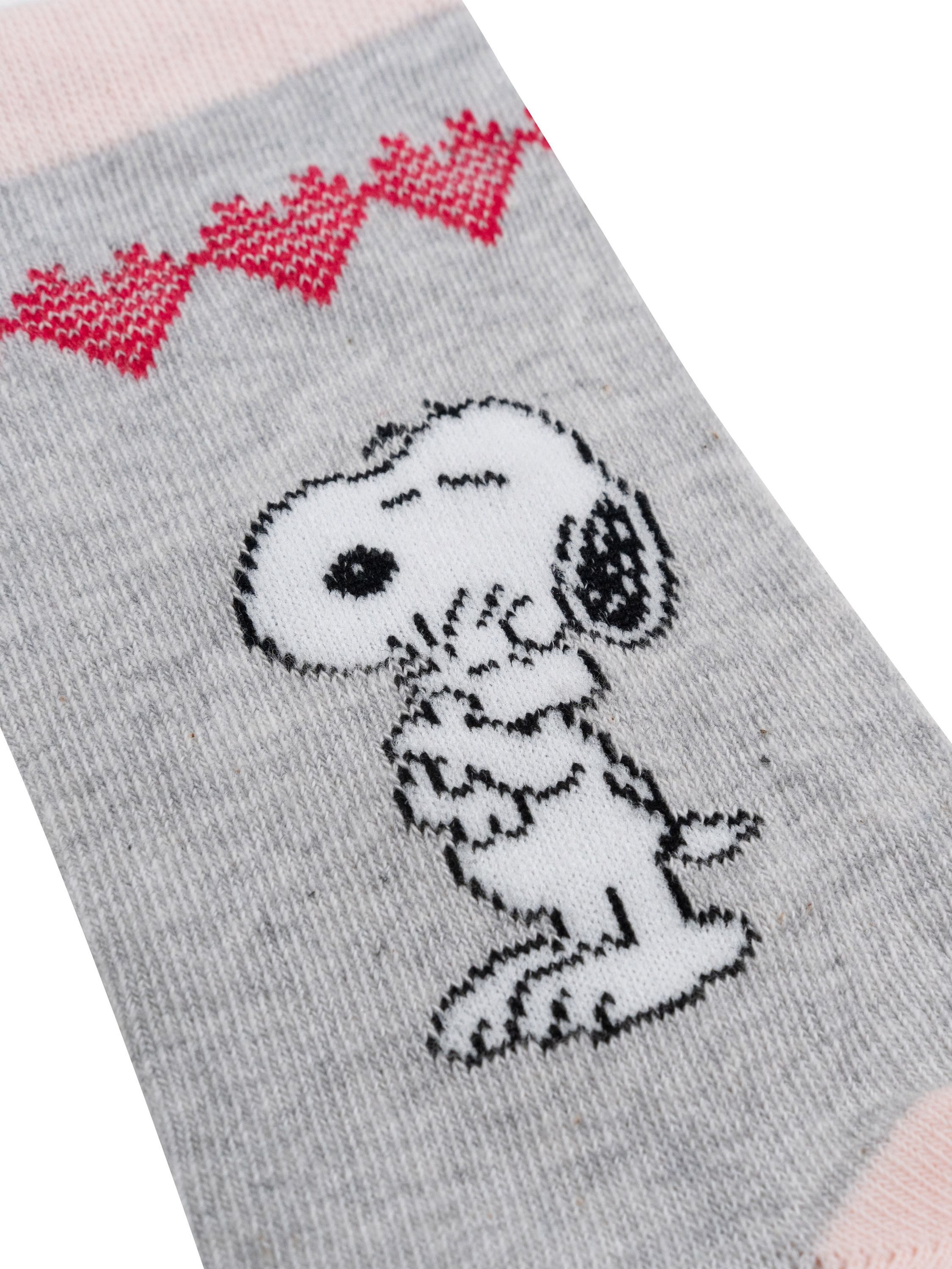 United Labels® Socken The Peanuts Snoopy Socken Sneaker Norweger Strümpfe (5er Pack) 38-43 – Bild 4 von 5