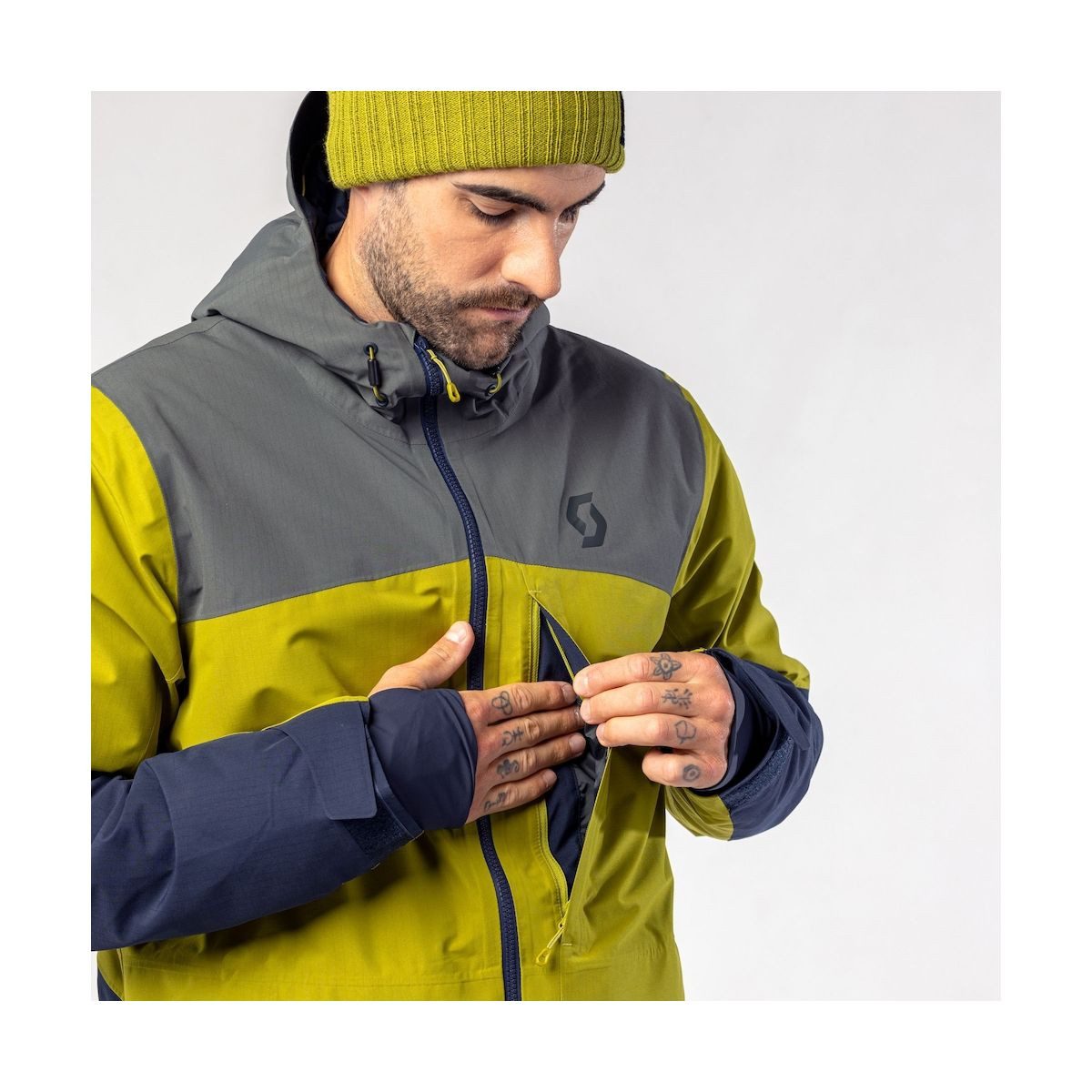 Scott Skijacke Jacket M's Ultimate Dryo Ripstop Vielseitige Skijacke mit wasserdichtem DRYOsphere, strapazierfähigem