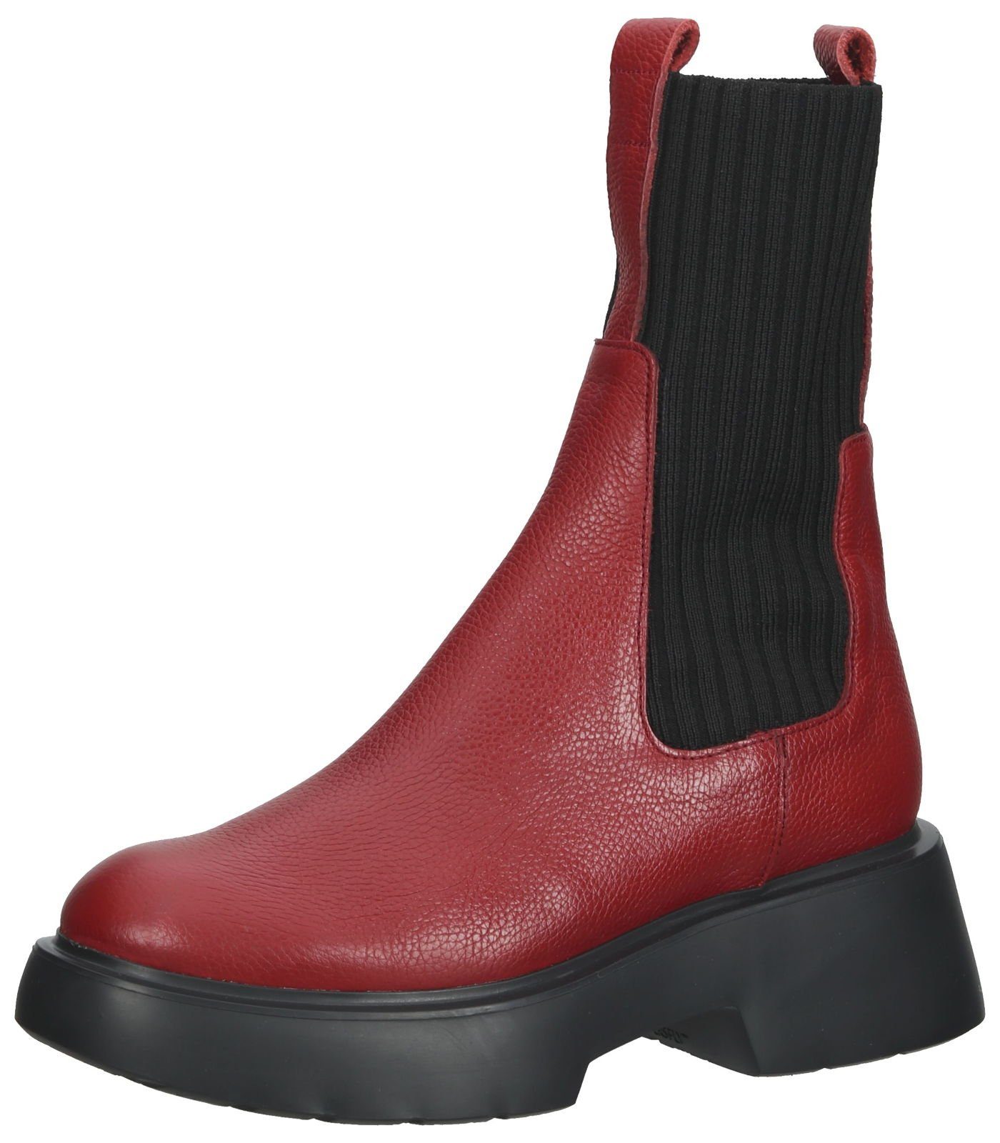 Wonders Stiefelette Leder Plateaustiefelette