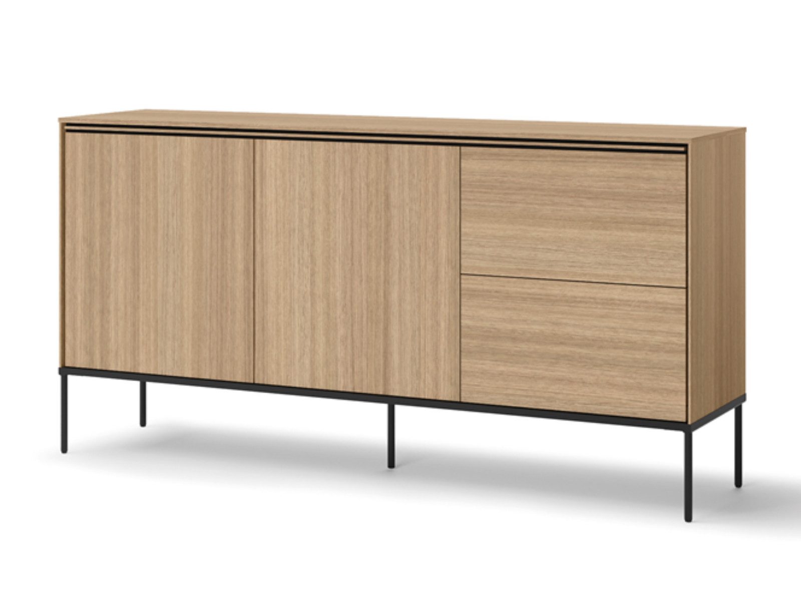 yourhouse24 Kommode VISSO VI-04 mit Schubladen Eiche linear