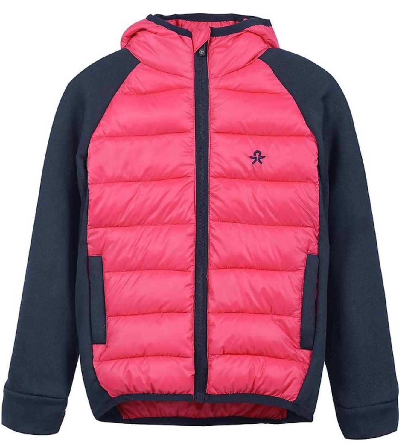 Hybrid Funktionsjacke KIDS Hood Teaberry W. Jacket Fleece COLOR