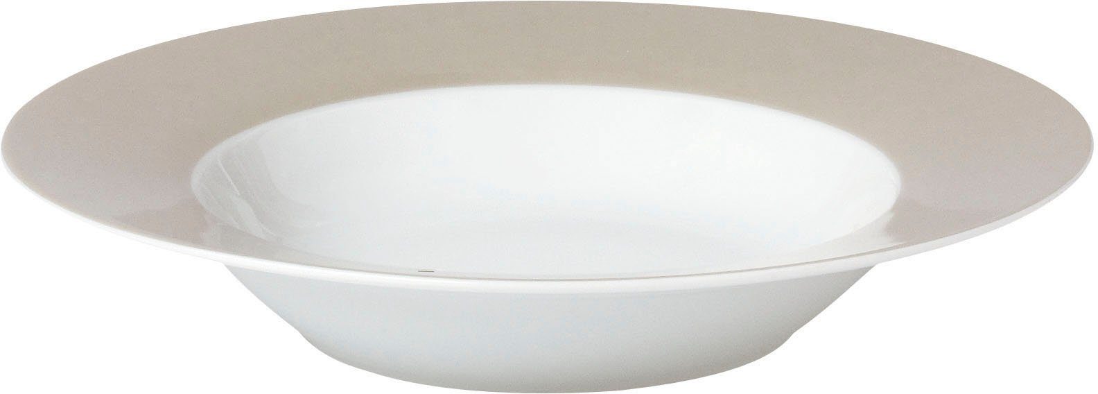 van Well Suppenteller Teller Set, Vario, (6 St), Porzellan, spülmaschinen- und mikrowellengeeignet, Ø 21,5 cm