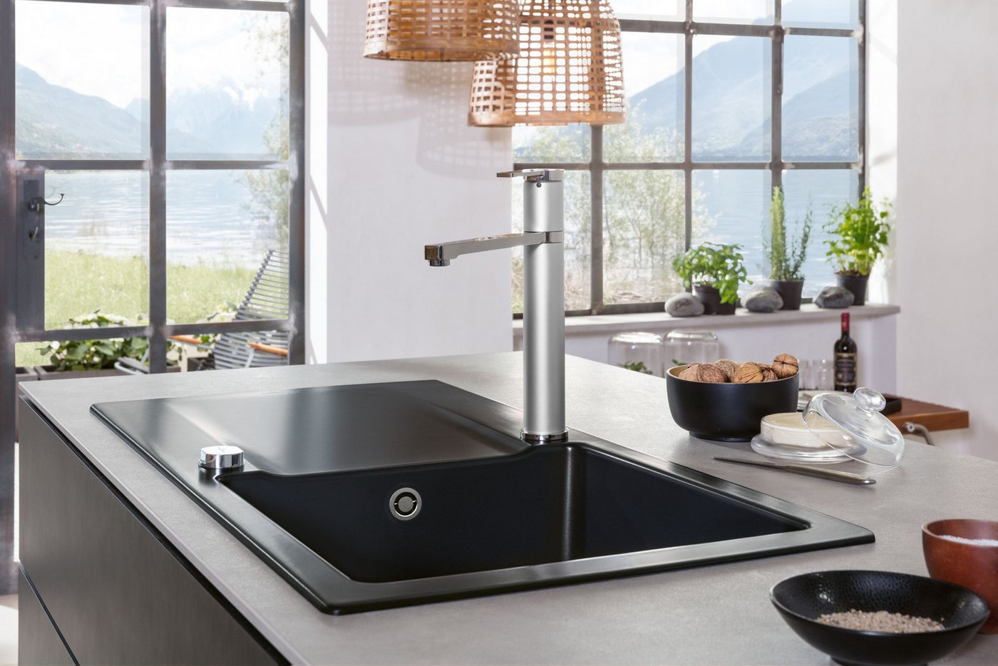 Thumbnail - Villeroy & Boch Einbauspüle Keramikspüle Siluet 60, Modellnummer 333602SM