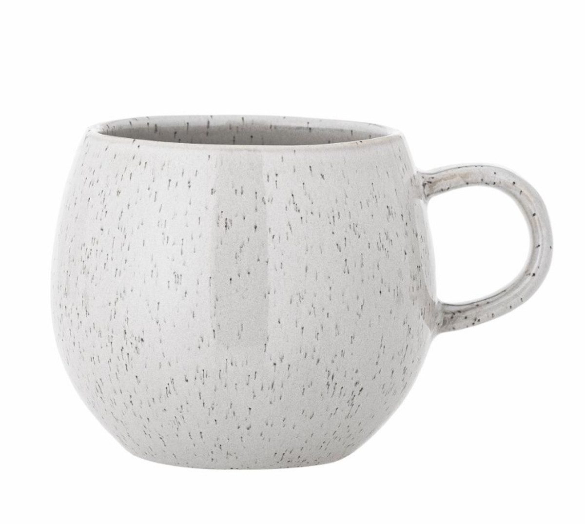 Bloomingville Tasse Addison weiß creme Bloomingville - Volumen 0,5 L - Steingut, 1-tlg.