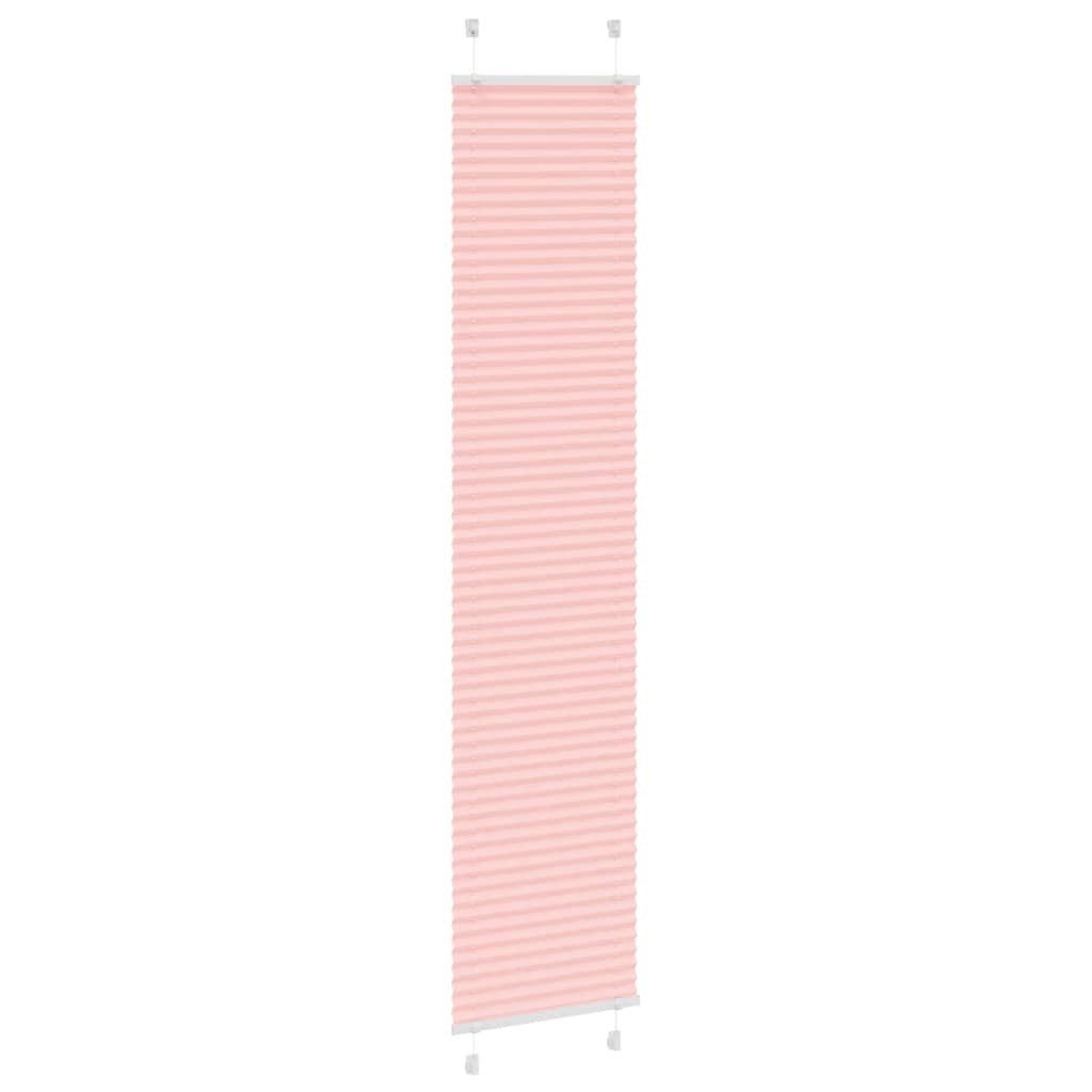 vidaXL Jalousie 50 x 200 cm Plissee Rosa 50x200 cm Stoffbreite 49,4 cm Polyester