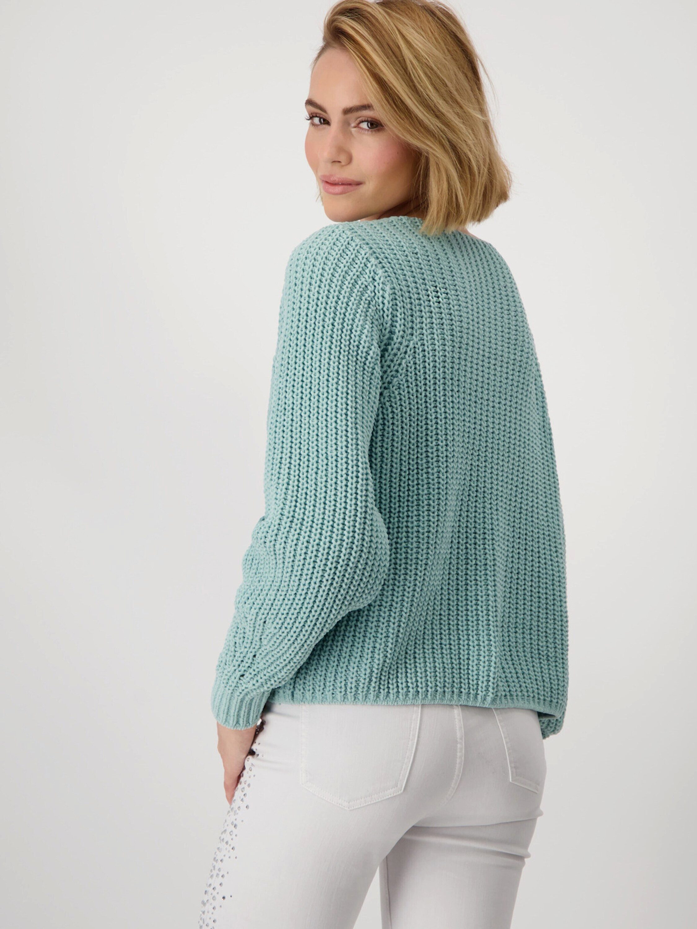 Monari Strickpullover (1-tlg) Plain/ohne Details