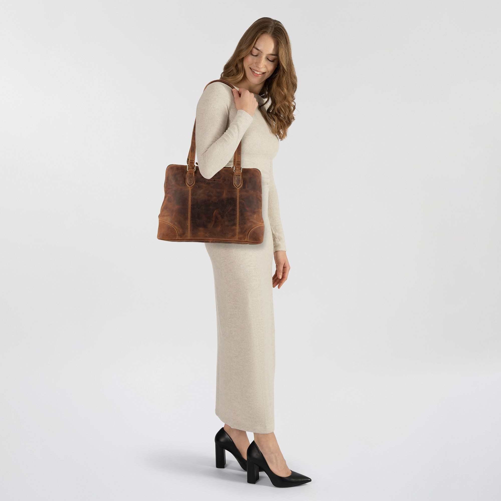 Greenburry Shopper Vintage, Leder