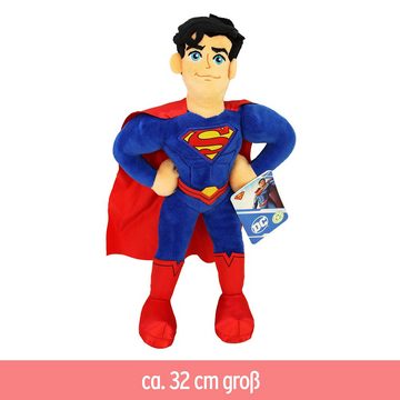 BEMIRO Tierkuscheltier Superman Kuscheltier DC Plüsch Figur - ca. 32 cm