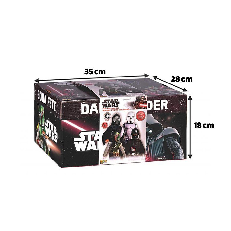 Rubie's Star Wars - Dark Side Costume Box for Kids, Large Dress-Up Box at a Small Price: with Boba Fett, Stormtrooper